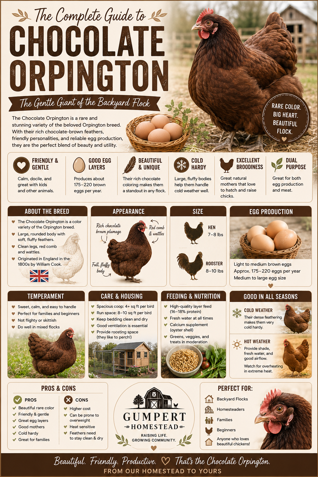 Chocolate Orpington Guide: Everything You Need to Know About the Rare Chocolate Orpington