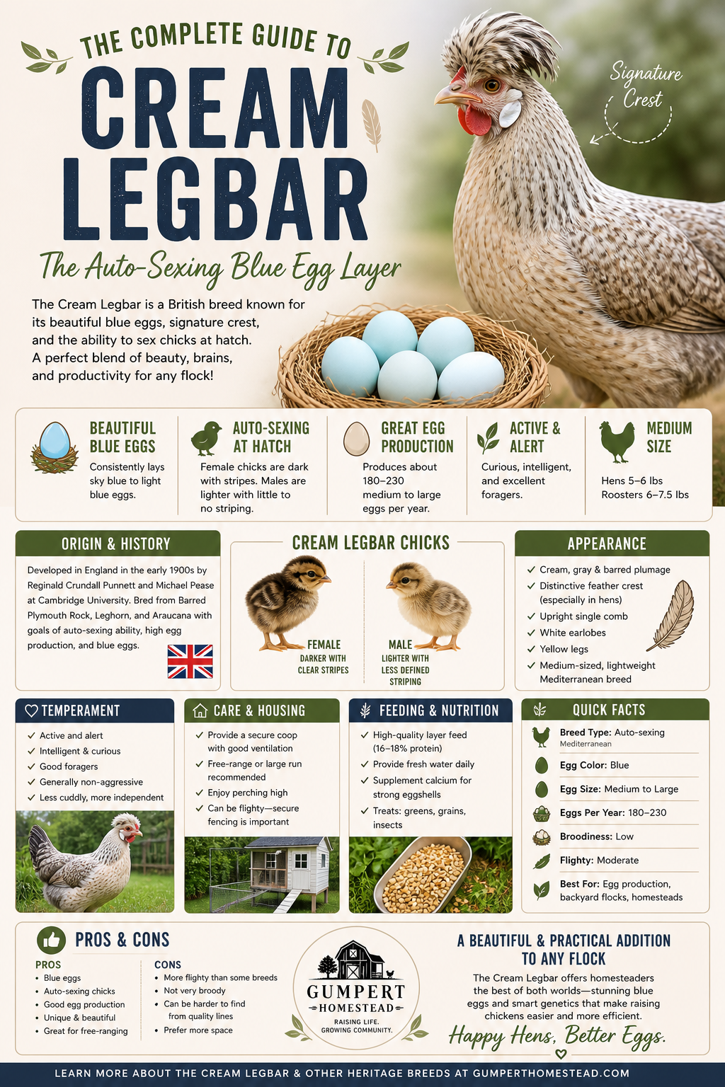 🐔 Cream Legbar: The Complete Guide to This Auto-Sexing Blue Egg Layer