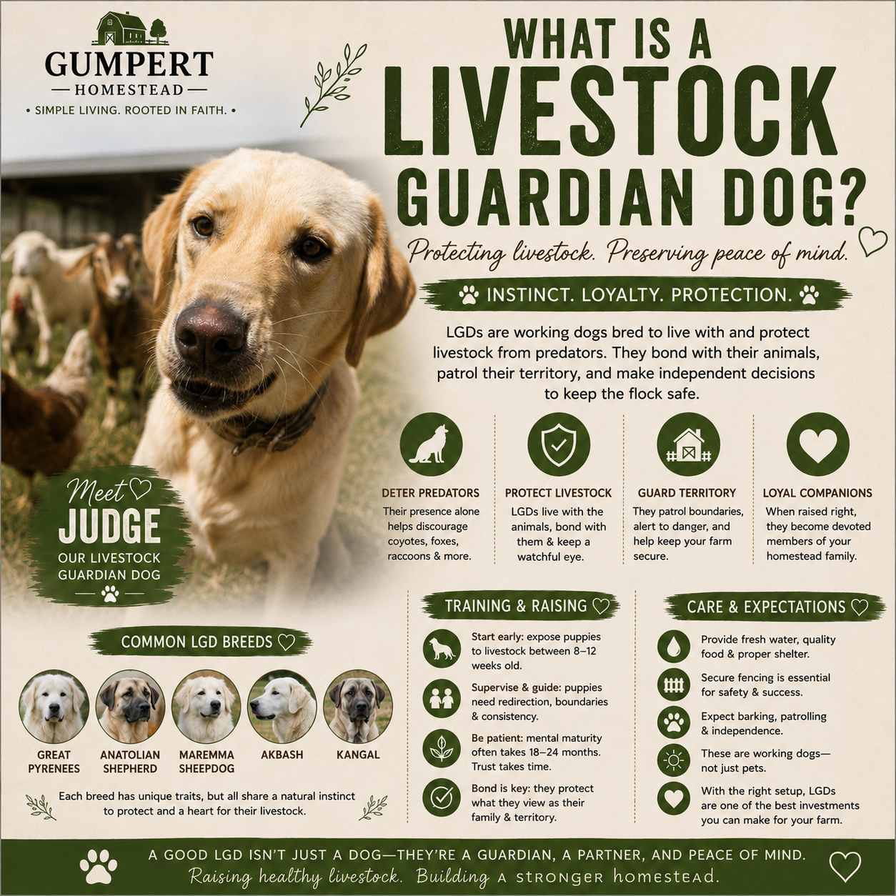 What Is a Livestock Guardian Dog? Everything Homesteaders Should Know About LGDs