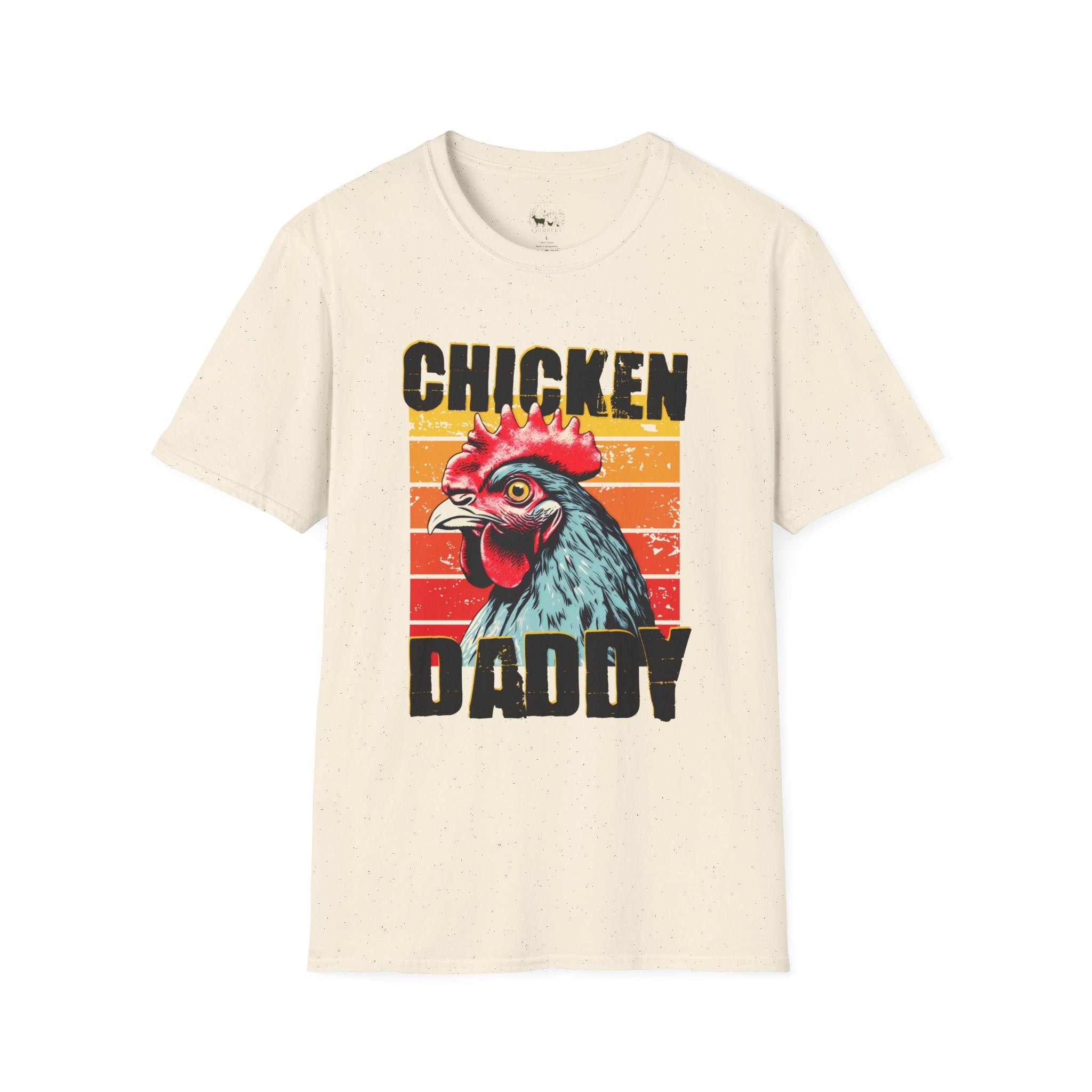Chicken Daddy T-Shirt – Funny Rooster Shirt, Farm Dad Tee, Retro Farm Chicken Shirt, Backyard Chicken Keeper Gift, Homestead Farm Life Apparel