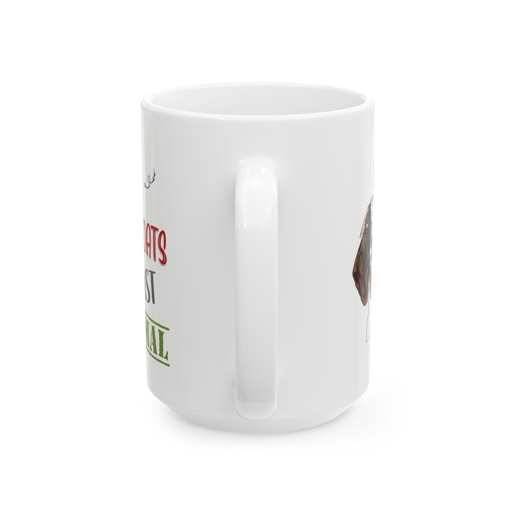 I Am 2 Goats Past Normal Ceramic Mug – Funny Goat Mom Coffee Cup, Farm Homestead Mug (11oz, 15oz)