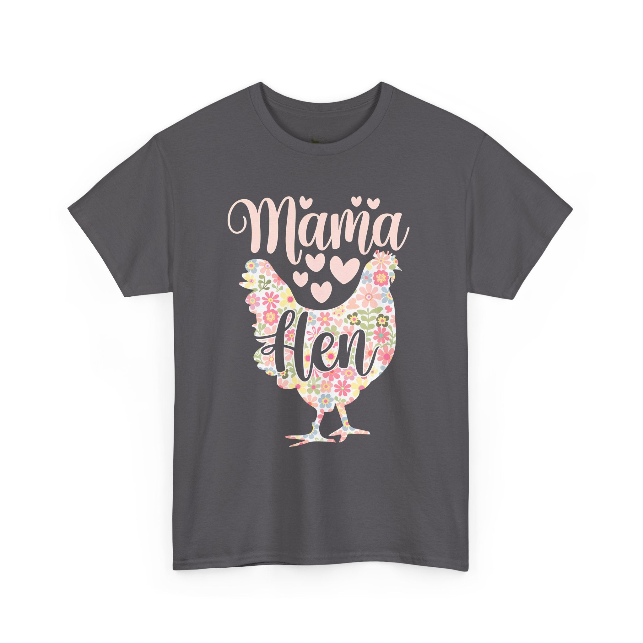 Mama Hen T-Shirt – Chicken Mom Tee, Minimalist Farmhouse Chicken Shirt, Unisex Gildan 5000