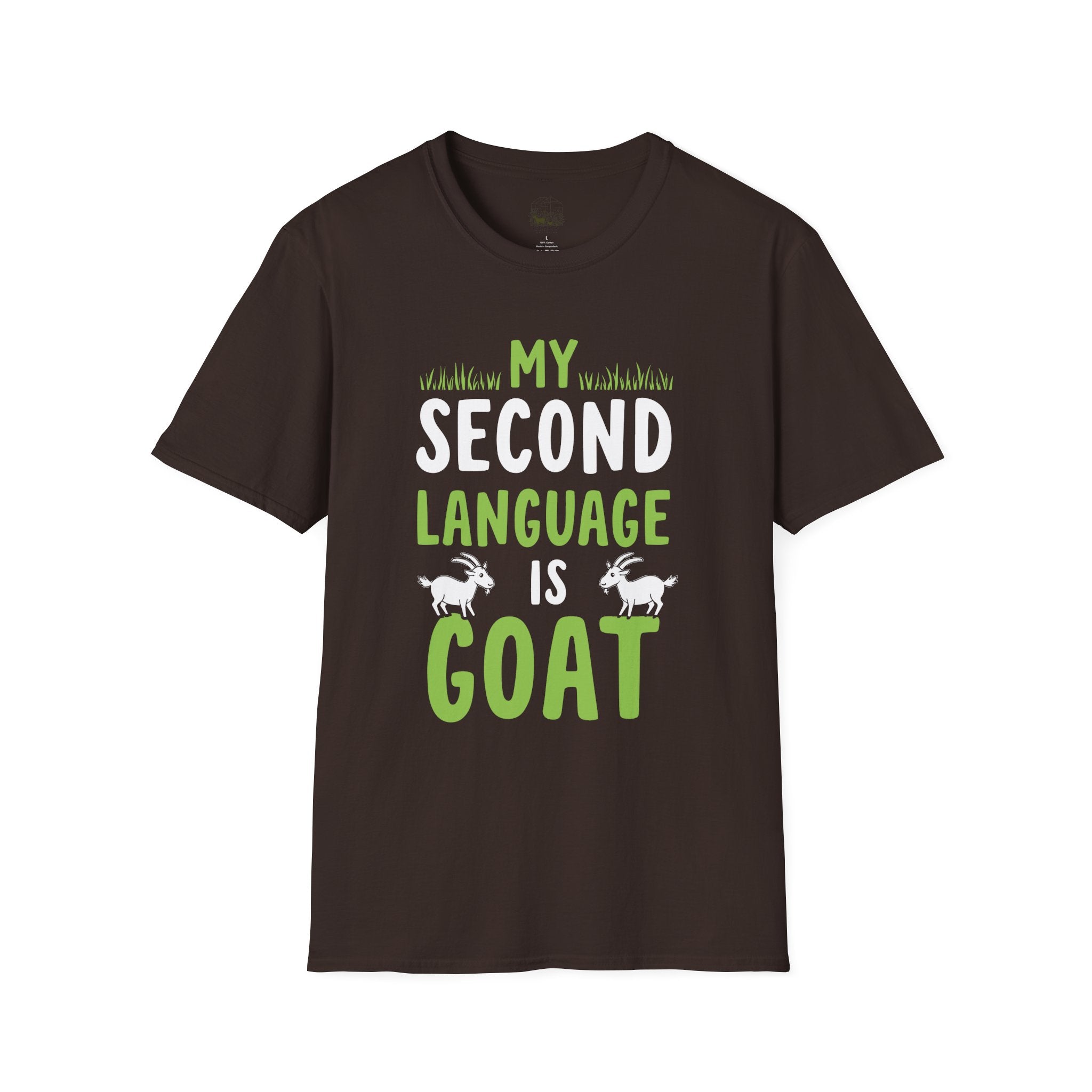 My Second Language Is Goat Funny Unisex T-Shirt | Goat Lover Farm Life Tee