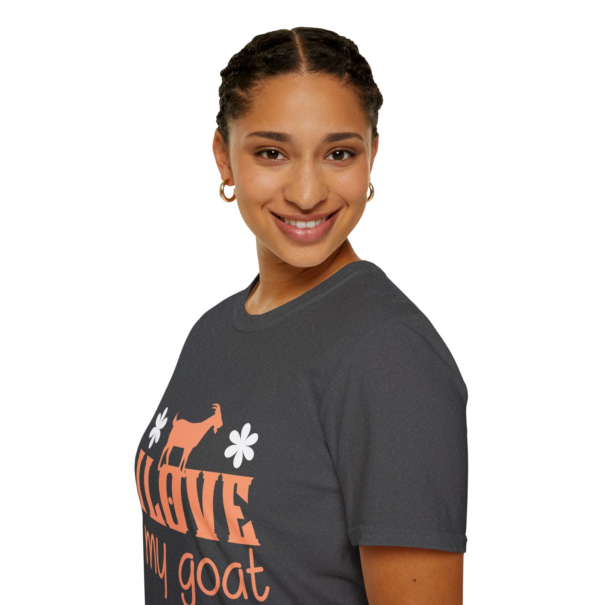 I Love My Goat Cute Unisex T-Shirt | Goat Lover Farm Life Graphic Tee