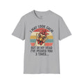 I May Look Calm But In My Head I’ve Pecked You 3 Times Funny Chicken Unisex T-Shirt | Farm Life Hen Lover Tee