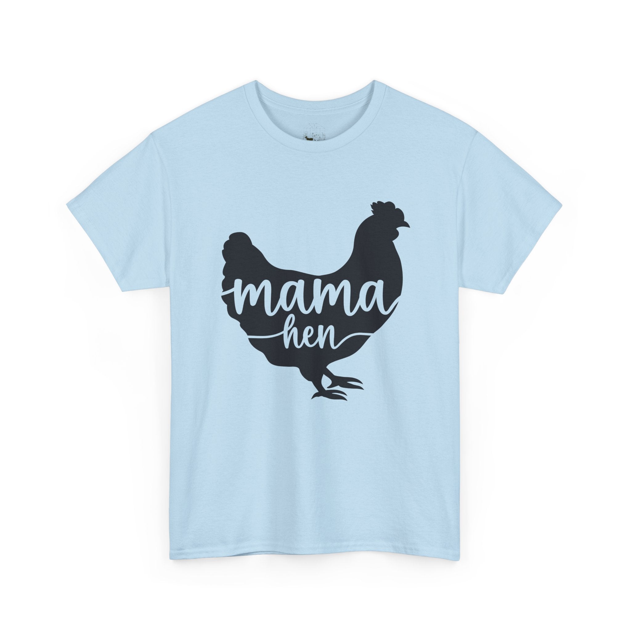 Mama Hen T-Shirt – Chicken Mom Tee, Minimalist Farmhouse Chicken Shirt, Unisex Gildan 5000