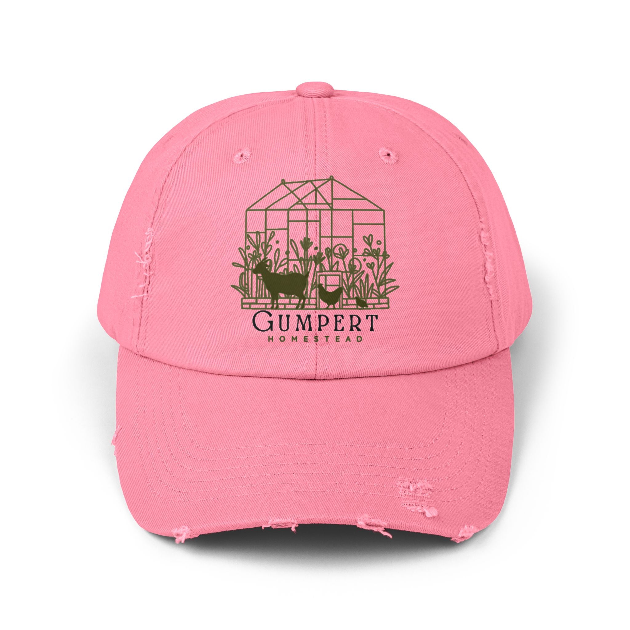 Gumpert Homestead Logo Unisex Distressed Cap