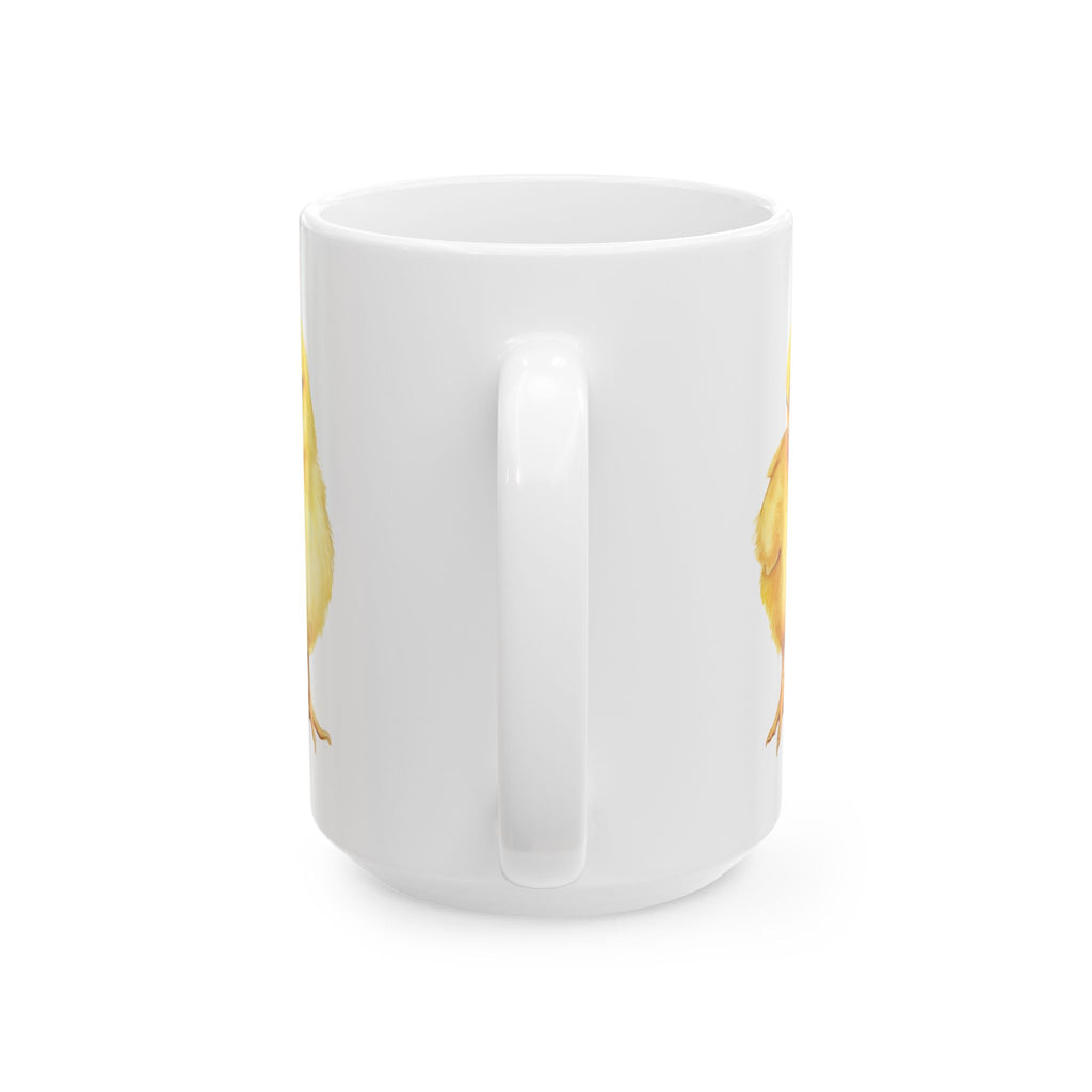 Baby Chick Ceramic Mug – Cute Chicken Coffee Cup, Farm Homestead Mug, Chick Lover Gift (11oz, 15oz)