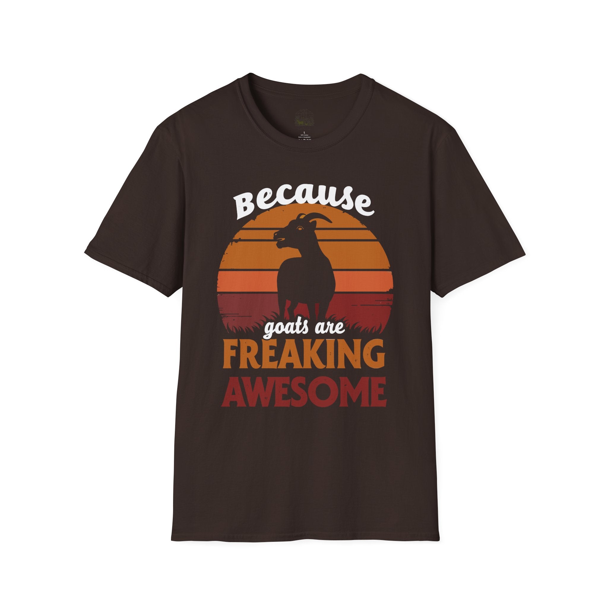 Because Goats Are Freaking Awesome Vintage Unisex T-Shirt | Funny Goat Lover Farm Life Tee
