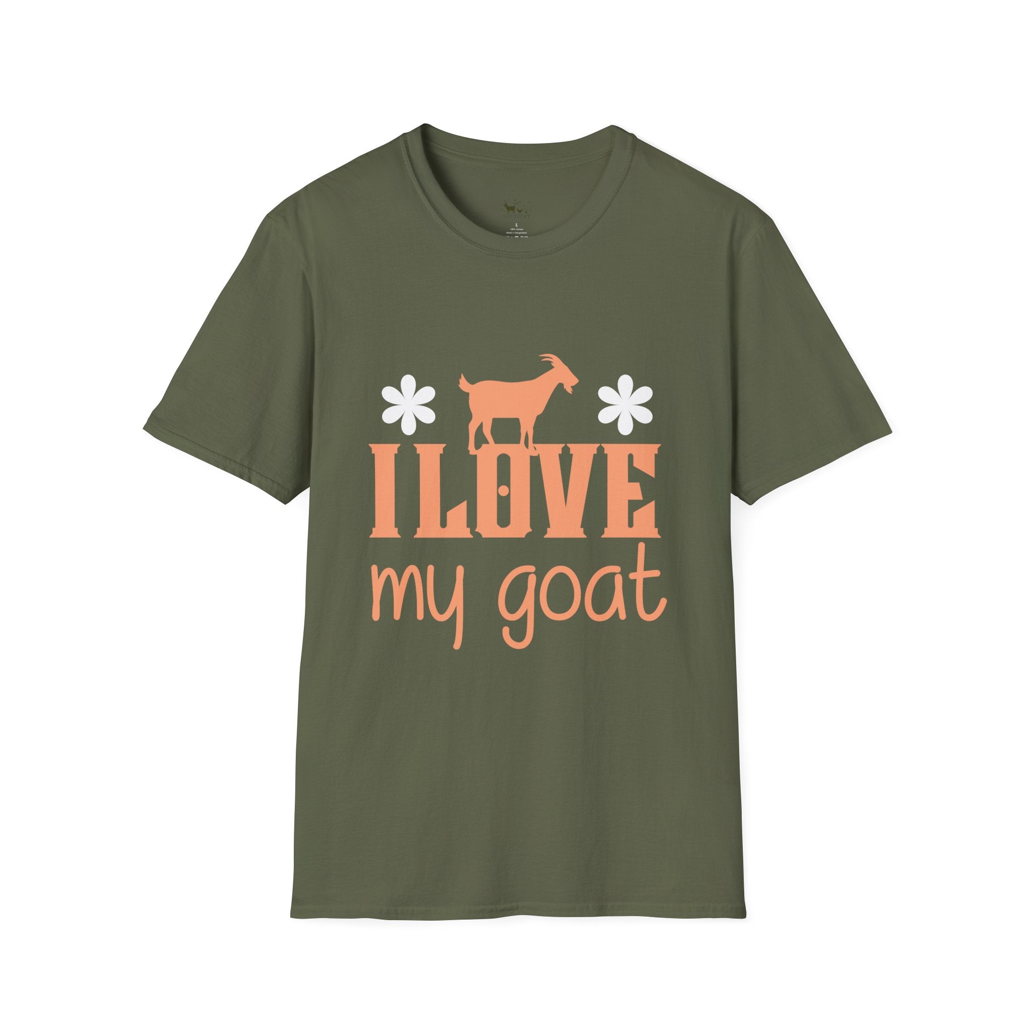 I Love My Goat Cute Unisex T-Shirt | Goat Lover Farm Life Graphic Tee