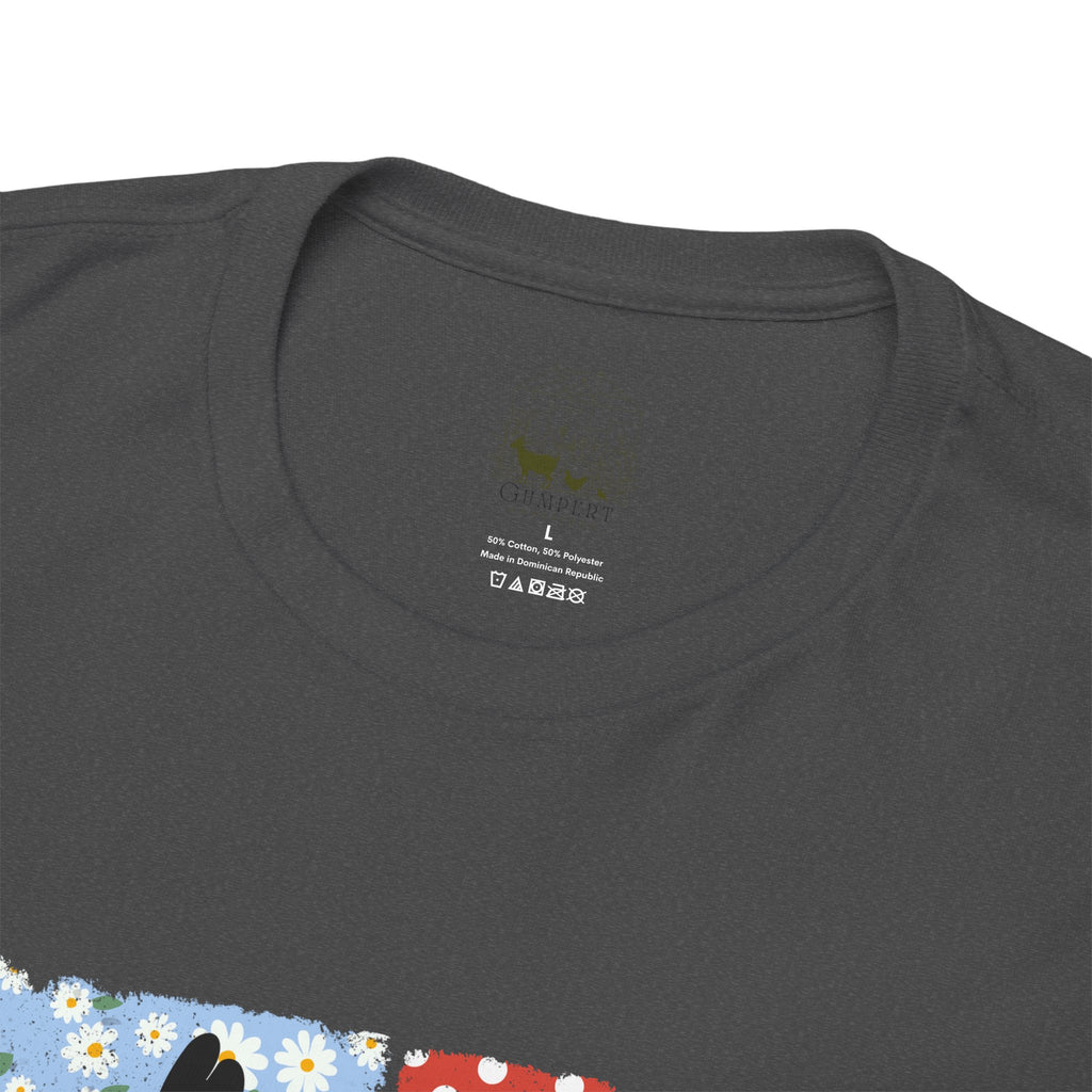 Patchwork Chicken Farm T-Shirt | Farmhouse Hen Graphic Tee | Patriotic Chicken Shirt | Country Homestead Apparel | Backyard Chicken Lover Gift