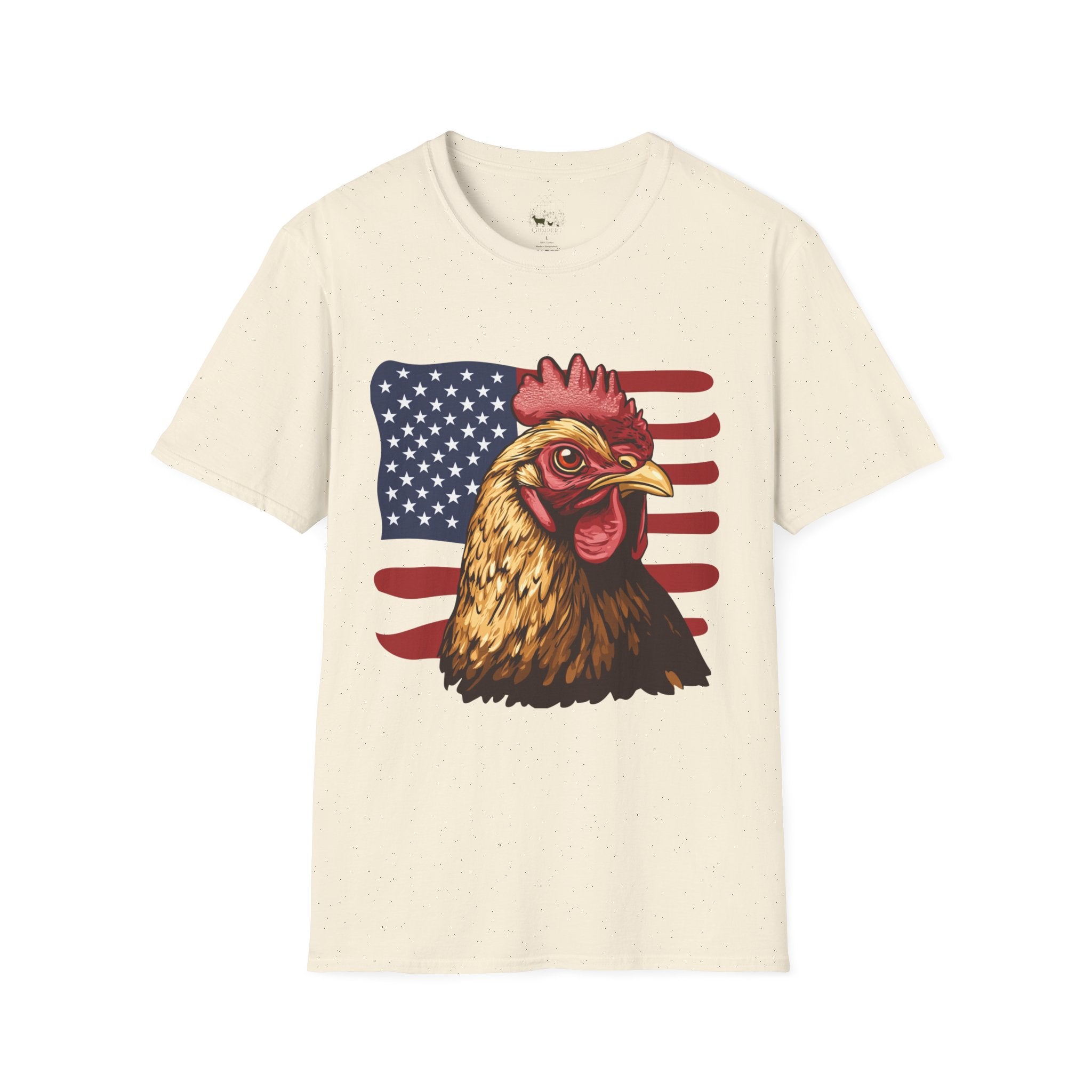 4th Of July Chicken T-Shirt – American Flag Hen Shirt, Farm Life Tee, 4th of July Chicken Shirt, Backyard Chicken Keeper Gift, Homestead Farm Apparel