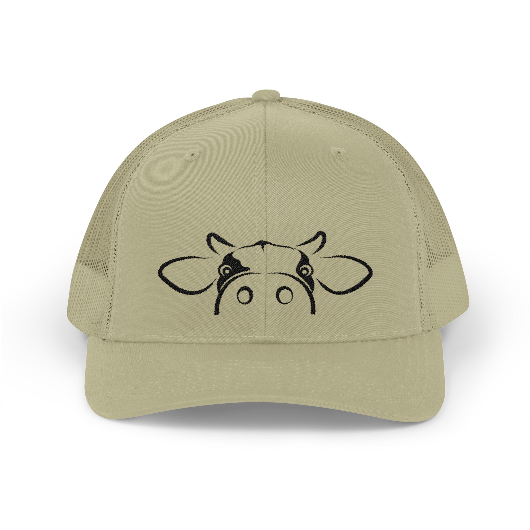 Peekaboo Cow Pink Trucker Hat – Cute Farm Snapback Cap, Cow Lover Hat, Farm Girl Mesh Hat, Country Cottagecore Hat