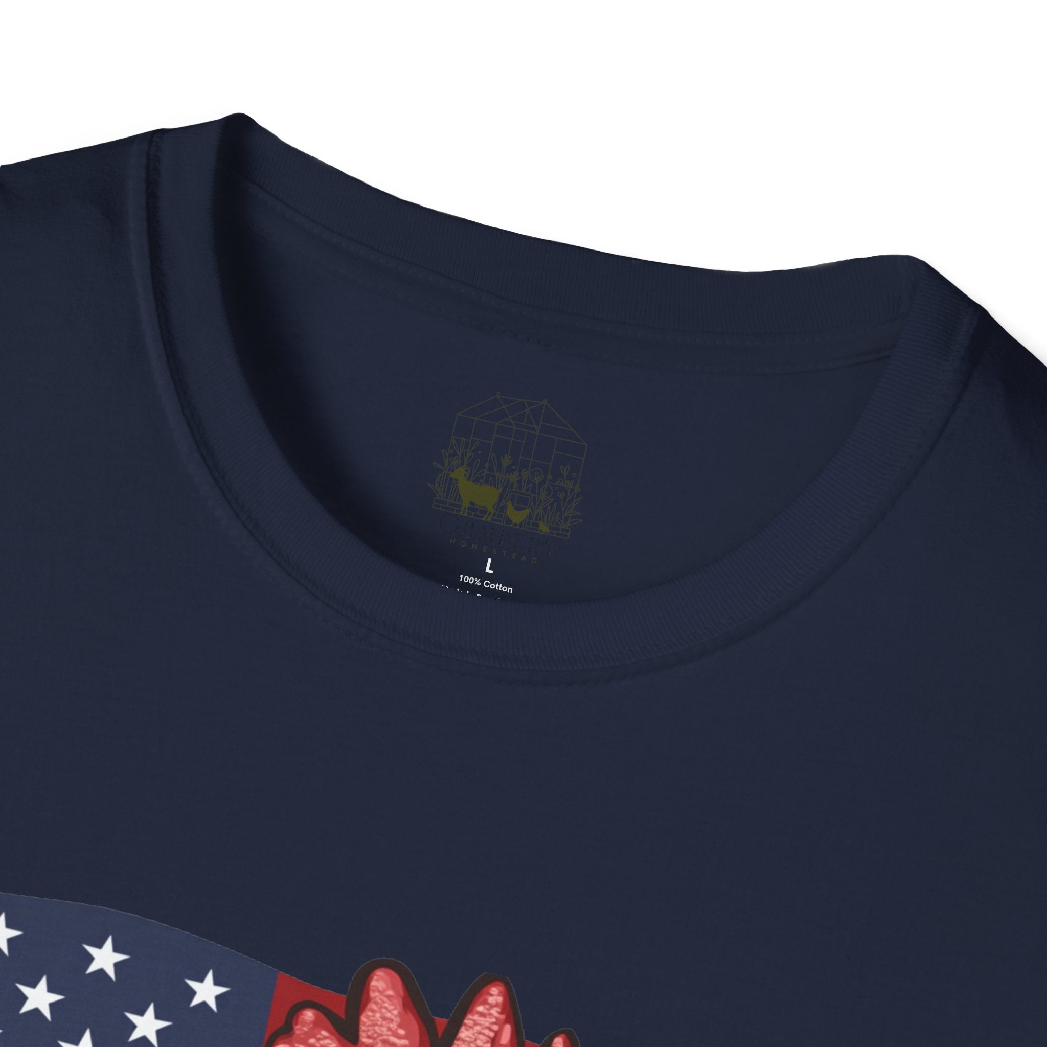 4th Of July Chicken T-Shirt – American Flag Hen Shirt, Farm Life Tee, 4th of July Chicken Shirt, Backyard Chicken Keeper Gift, Homestead Farm Apparel