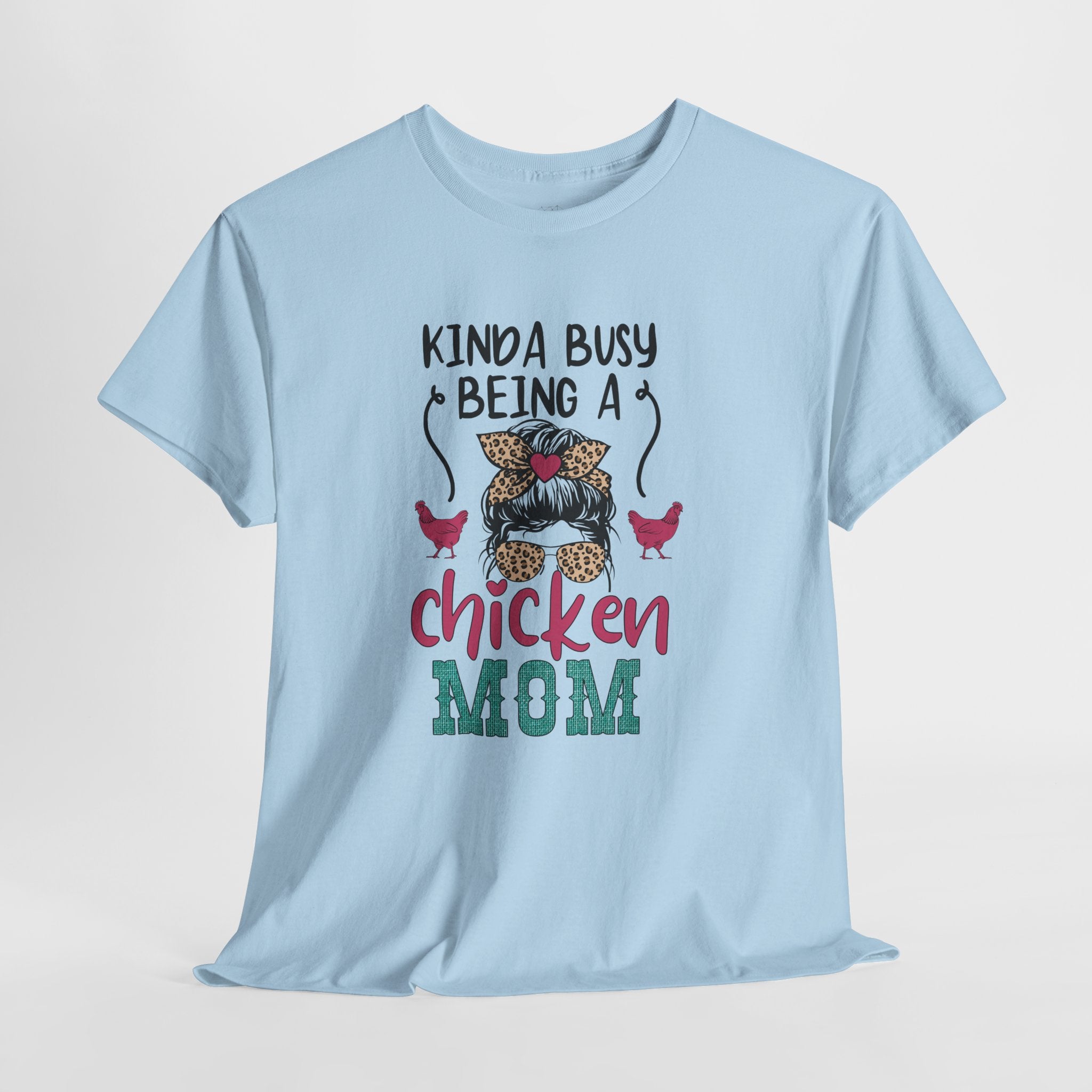 Kinda Busy Being a Chicken Mom T-Shirt – Funny Chicken Mom Shirt, Backyard Chicken Keeper Tee, Farm Life Graphic Shirt, Homestead Apparel Gift