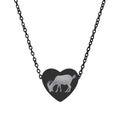 Goat Heart Necklace – Goat Lover Jewelry, Rose Gold Farmhouse Necklace, Homestead Goat Gift
