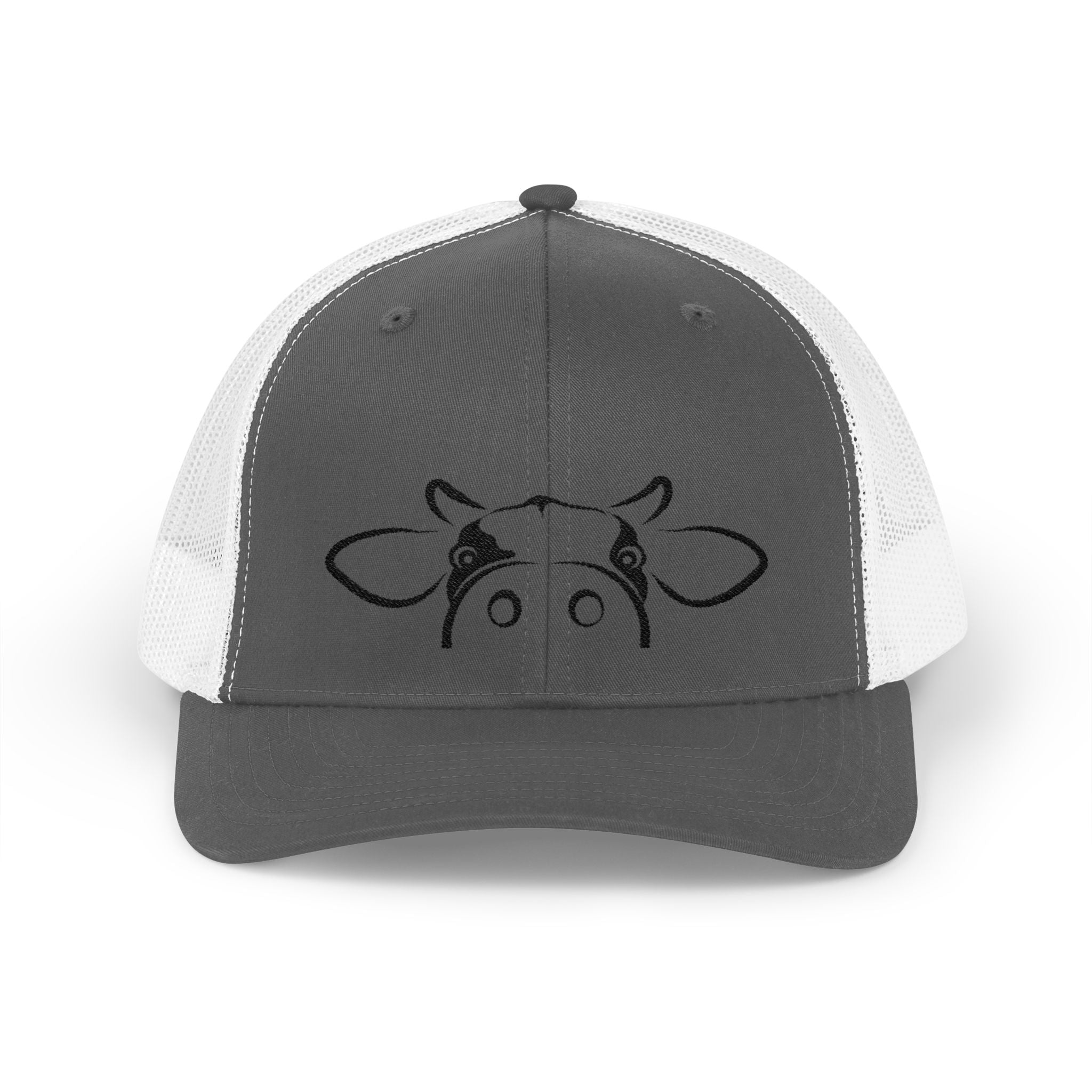 Peekaboo Cow Pink Trucker Hat – Cute Farm Snapback Cap, Cow Lover Hat, Farm Girl Mesh Hat, Country Cottagecore Hat