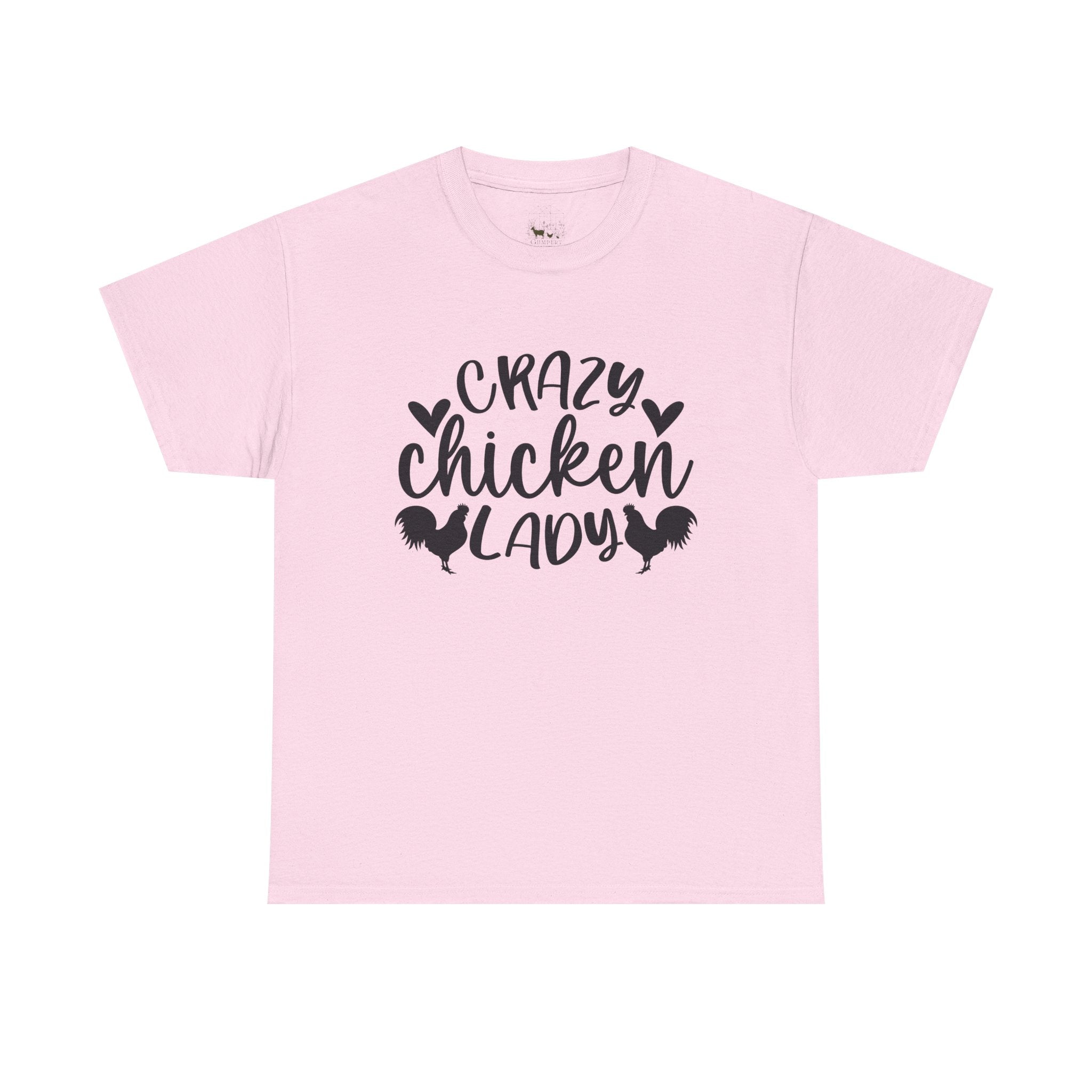 Crazy Chicken Lady T-Shirt – Funny Chicken Mom Tee, Farmhouse Homestead Chicken Lover Shirt, Unisex Gildan 5000