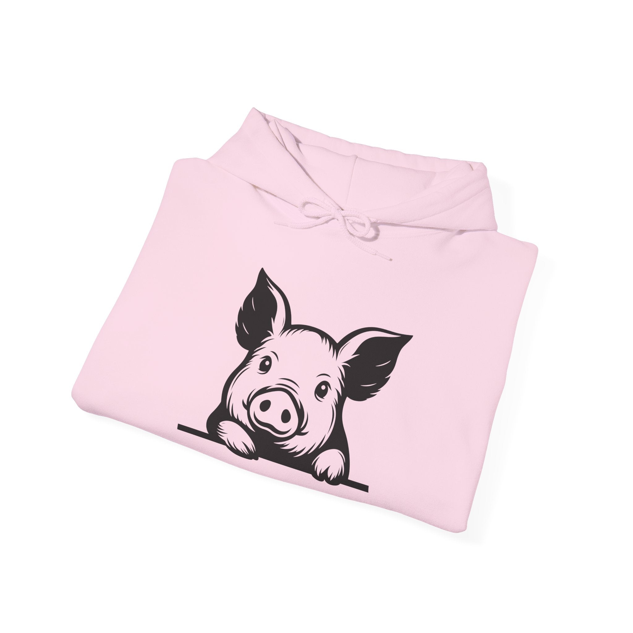 Peeking Pig Hoodie – Cute Pig Pullover Sweatshirt, Pig Lover Hoodie, Farm Life Hoodie, Mini Pig Apparel, Homestead Hoodie, Farm Animal Hoodie, Country Living Unisex Hoodie