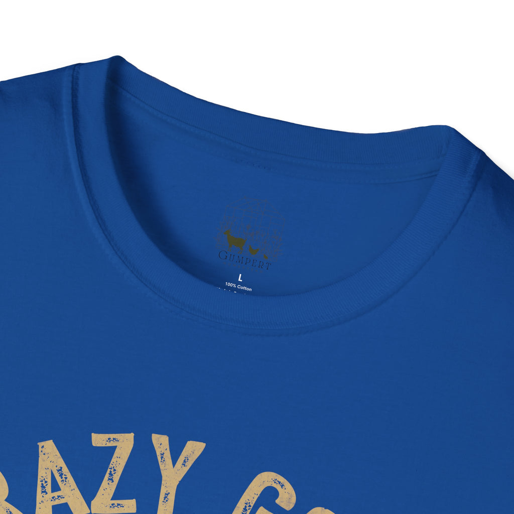 Crazy Goat Lady Vintage Unisex T-Shirt | Funny Goat Lover Farm Life Tee