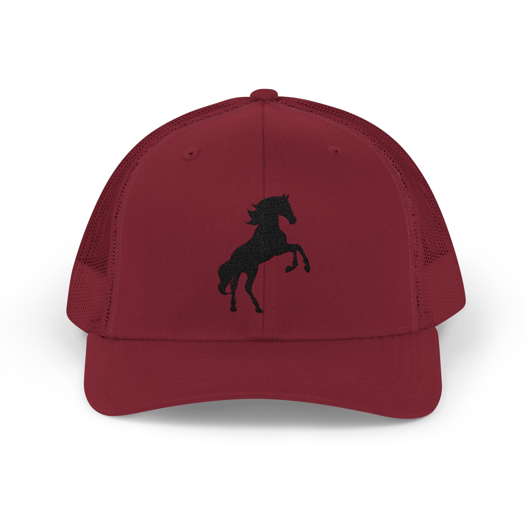 Rearing Horse Trucker Hat | Western Equestrian Mesh Snapback Cap | Rustic Ranch Horse Lover Hat | Farm Life Country Cowboy Cap