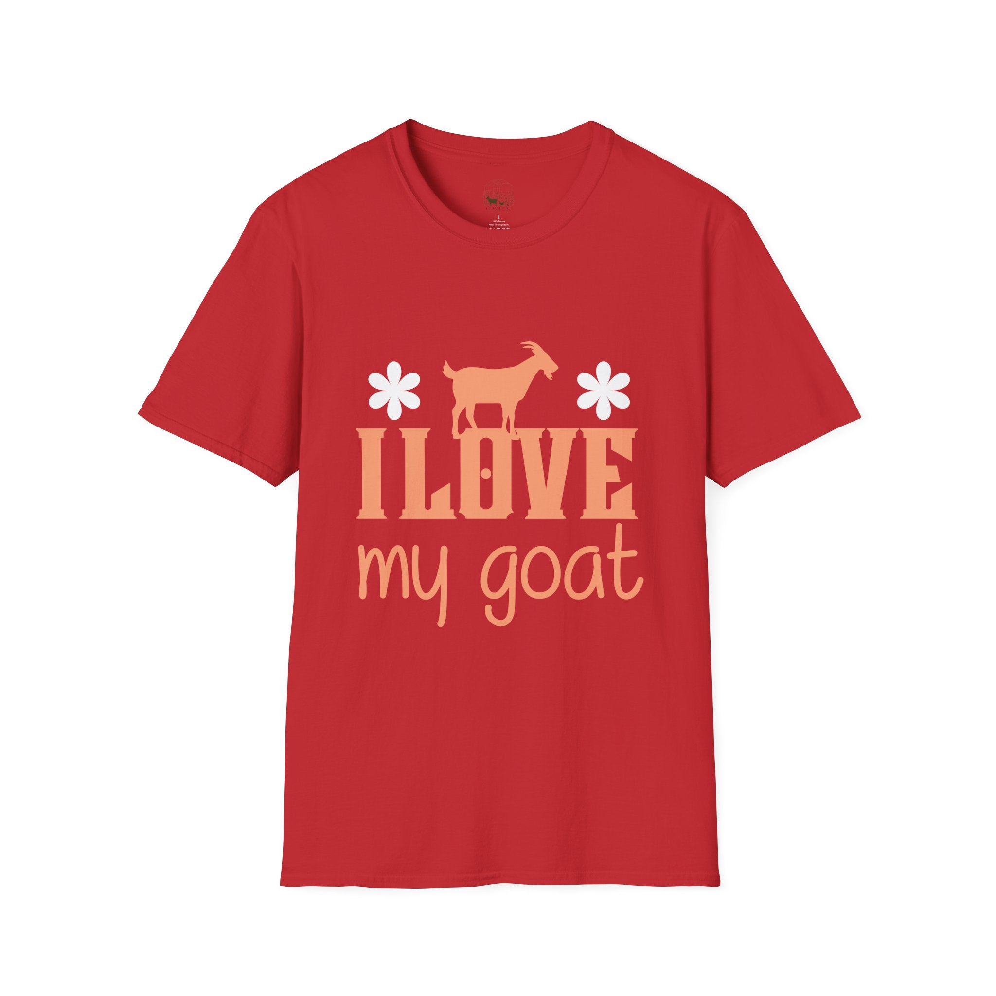 I Love My Goat Cute Unisex T-Shirt | Goat Lover Farm Life Graphic Tee