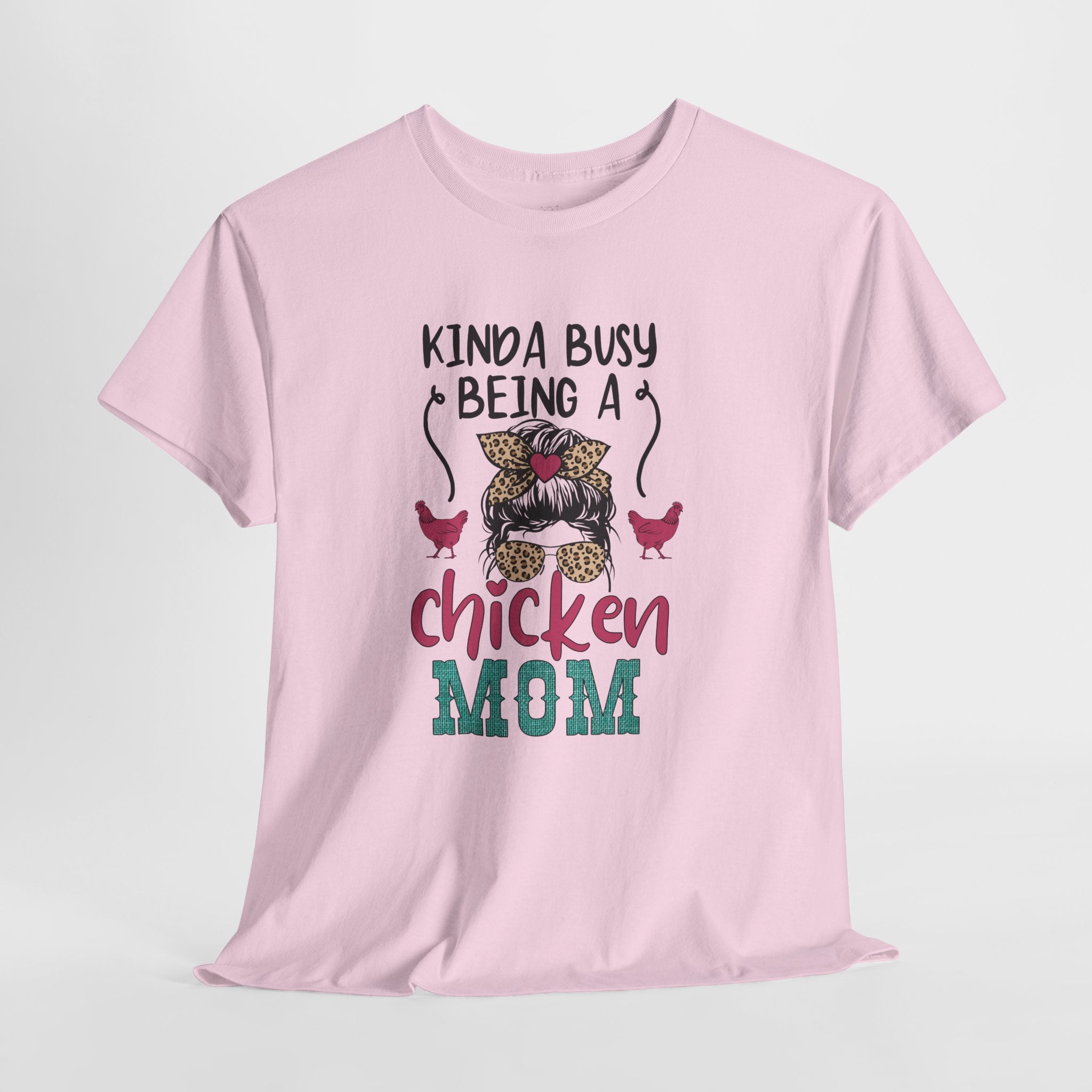 Kinda Busy Being a Chicken Mom T-Shirt – Funny Chicken Mom Shirt, Backyard Chicken Keeper Tee, Farm Life Graphic Shirt, Homestead Apparel Gift