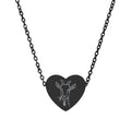 Goat Heart Necklace – Goat Lover Jewelry, Rose Gold Farmhouse Necklace, Homestead Goat Gift