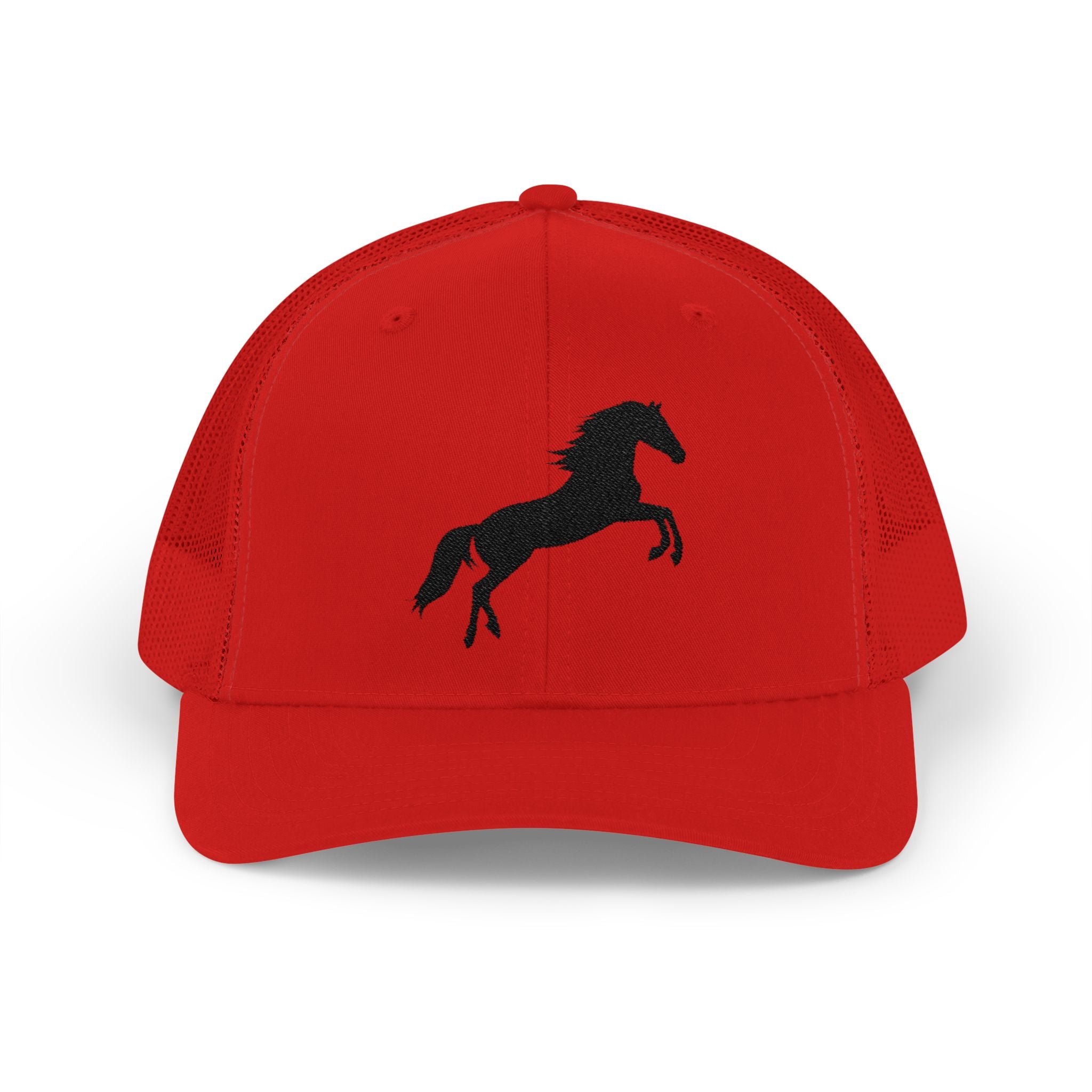 Rearing Horse Trucker Hat | Western Equestrian Mesh Snapback Cap | Rustic Ranch Horse Lover Hat | Farm Life Country Cowboy Cap