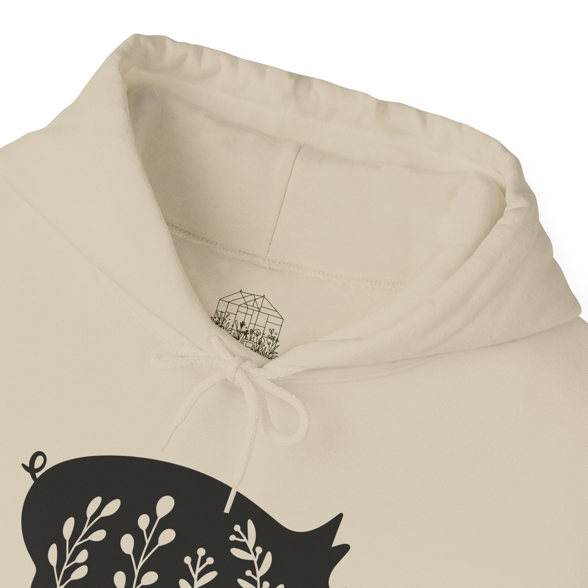 Floral Pig Silhouette Hoodie – Farm Life Sweatshirt, Pig Lover Pullover, Homestead Hoodie, Mini Pig Apparel, Farm Animal Hoodie, Country Living Unisex Hoodie