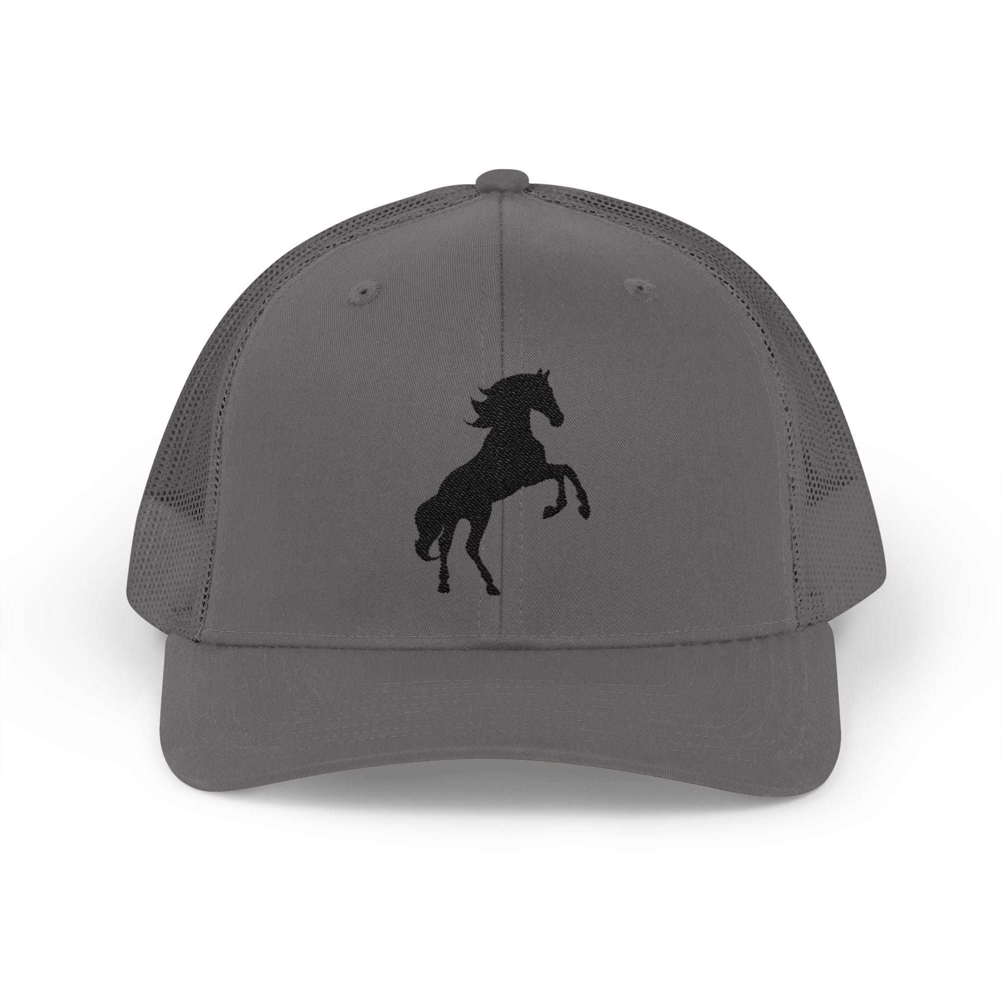 Rearing Horse Trucker Hat | Western Equestrian Mesh Snapback Cap | Rustic Ranch Horse Lover Hat | Farm Life Country Cowboy Cap
