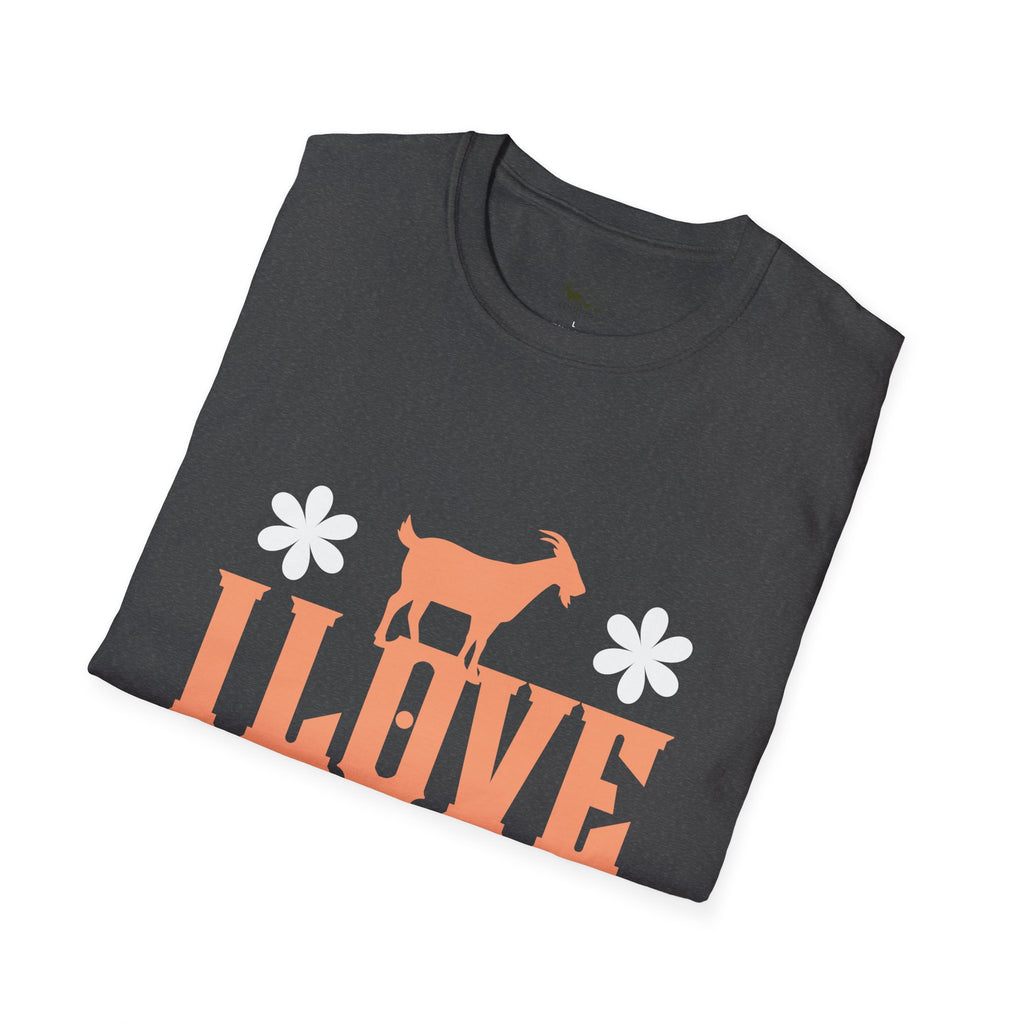 I Love My Goat Cute Unisex T-Shirt | Goat Lover Farm Life Graphic Tee