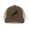 Rearing Horse Trucker Hat | Western Equestrian Mesh Snapback Cap | Rustic Ranch Horse Lover Hat | Farm Life Country Cowboy Cap