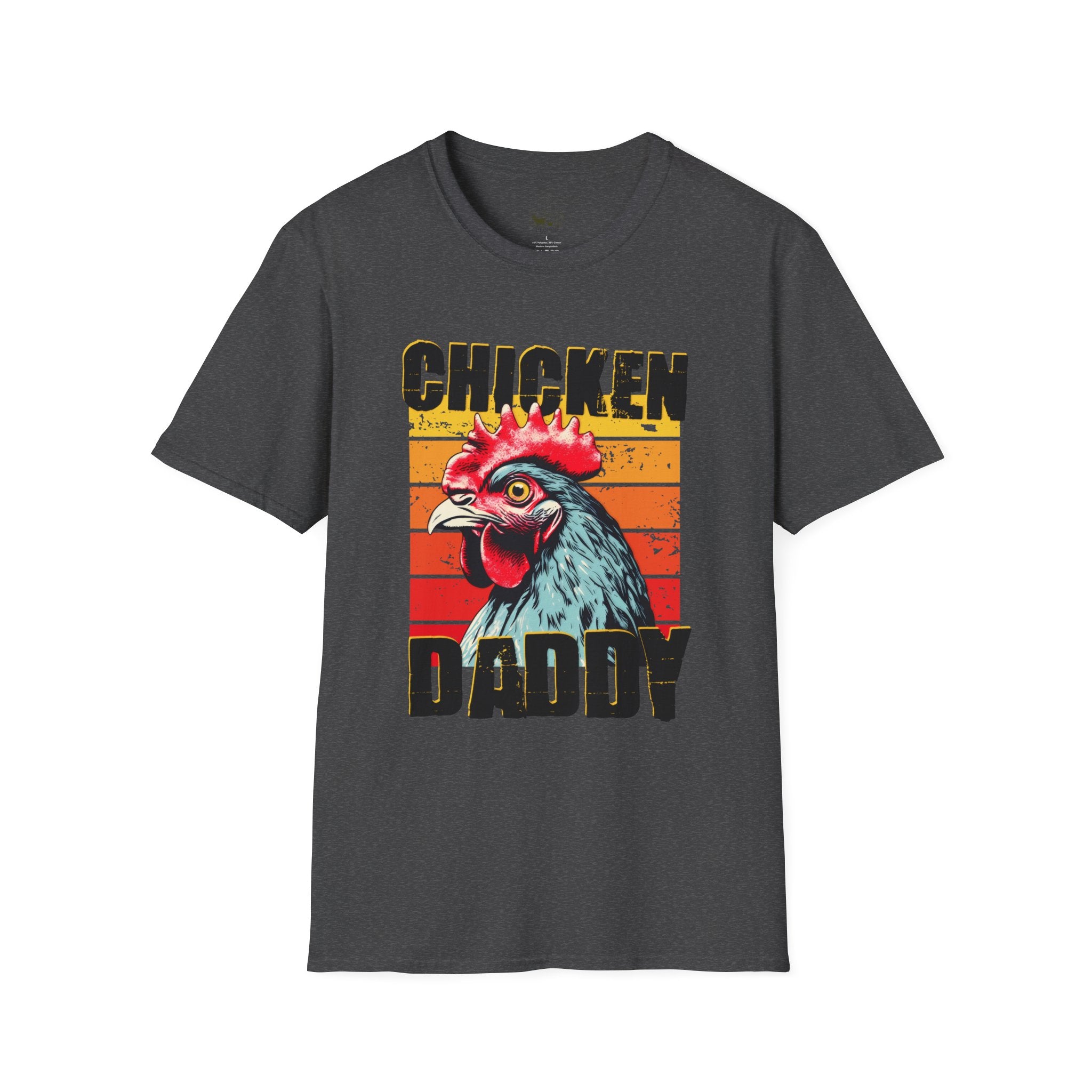 Chicken Daddy T-Shirt – Funny Rooster Shirt, Farm Dad Tee, Retro Farm Chicken Shirt, Backyard Chicken Keeper Gift, Homestead Farm Life Apparel