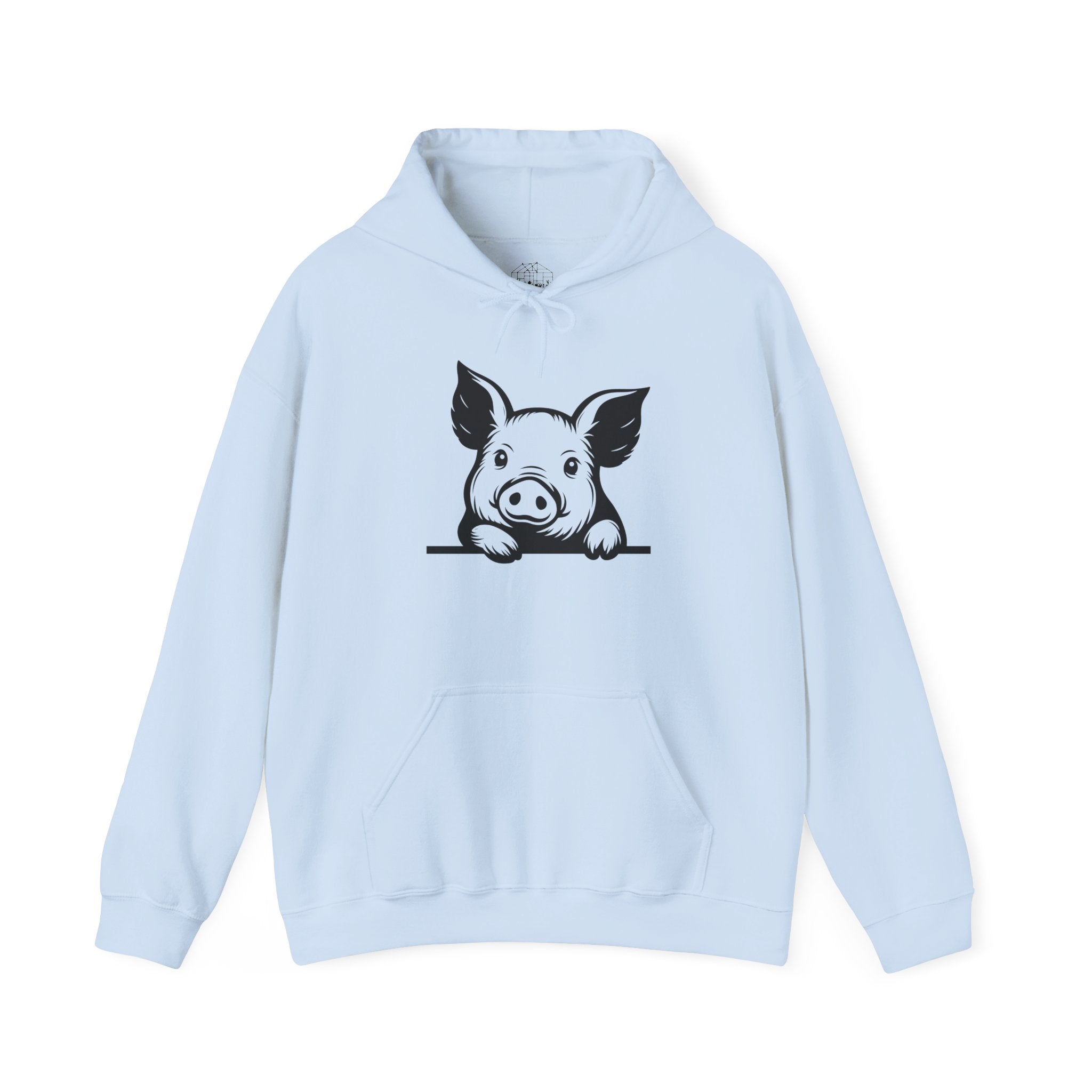 Peeking Pig Hoodie – Cute Pig Pullover Sweatshirt, Pig Lover Hoodie, Farm Life Hoodie, Mini Pig Apparel, Homestead Hoodie, Farm Animal Hoodie, Country Living Unisex Hoodie
