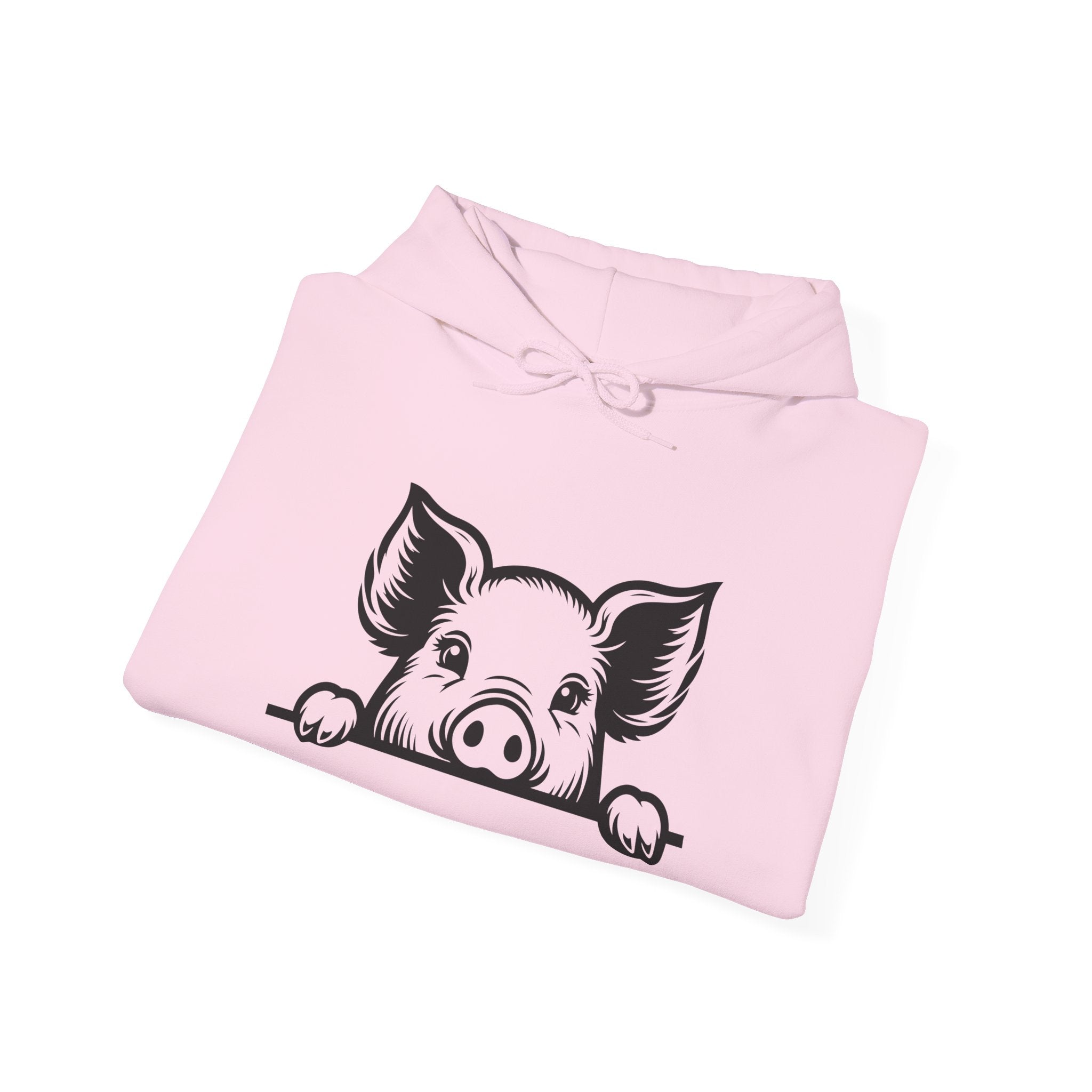 Peeking Pig Hoodie – Cute Pig Pullover Sweatshirt, Pig Lover Hoodie, Farm Life Hoodie, Mini Pig Apparel, Homestead Hoodie, Farm Animal Hoodie, Country Living Unisex Hoodie