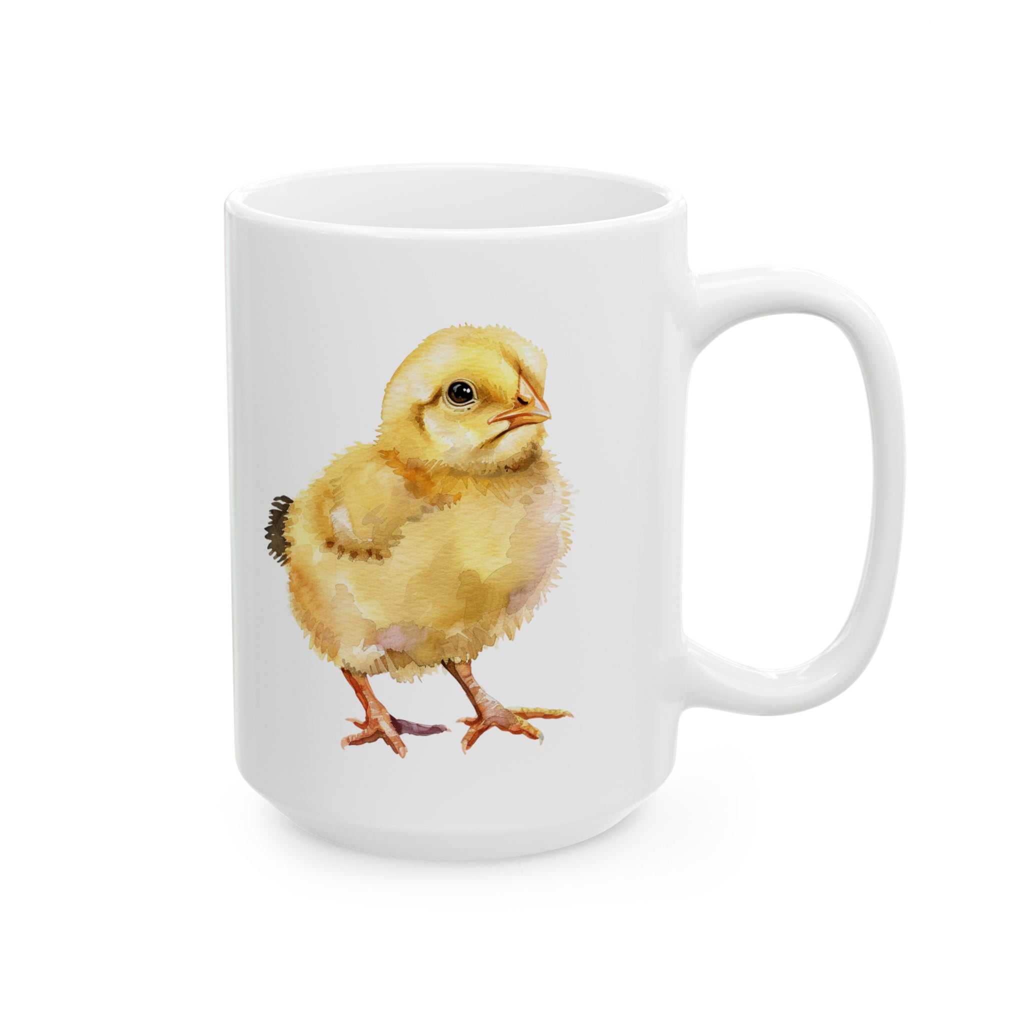 Baby Chick Ceramic Mug – Cute Chicken Coffee Cup, Farm Homestead Mug, Chick Lover Gift (11oz, 15oz)