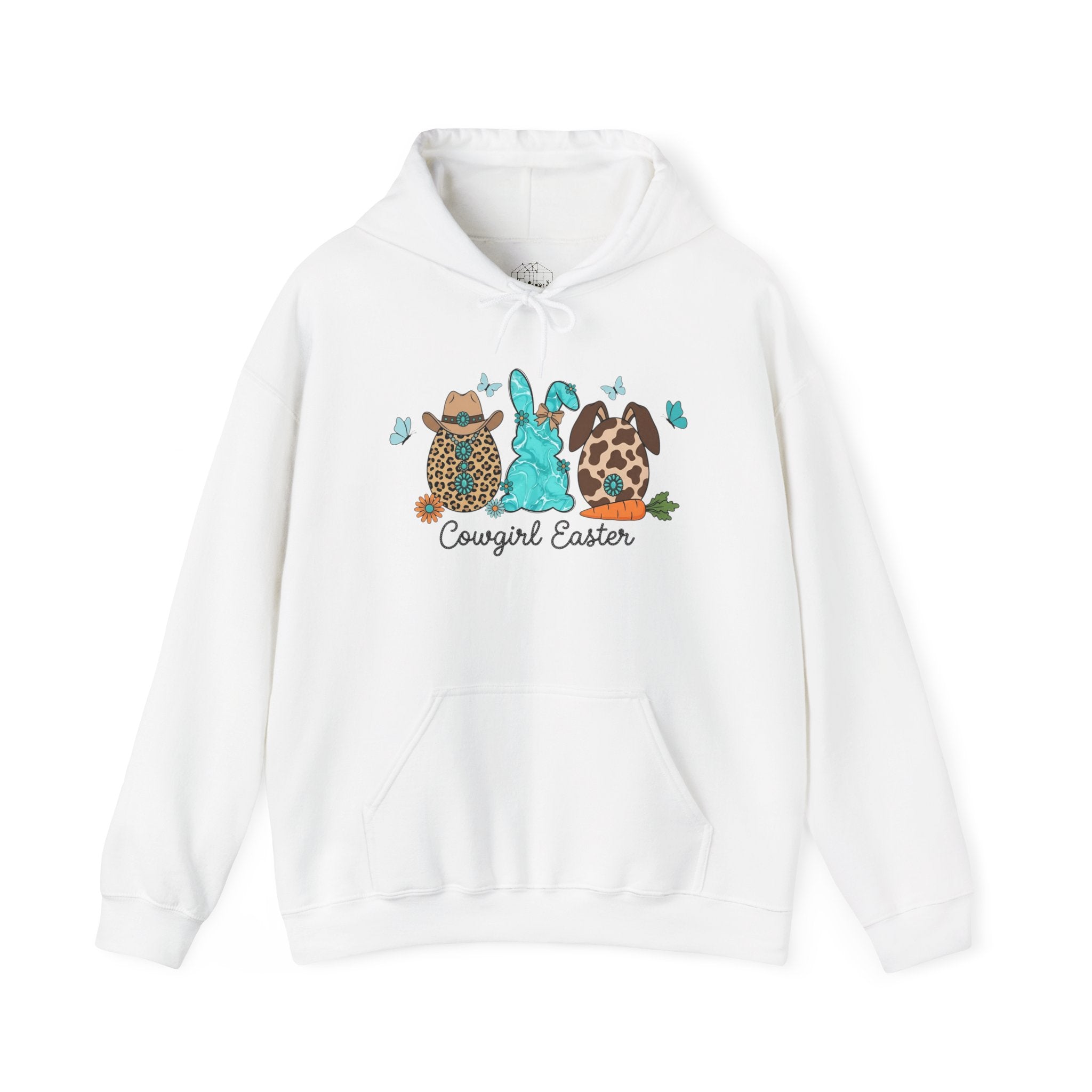 Cowgirl Easter Hoodie | Western Bunny Sweatshirt | Farmhouse Easter Pullover | Cowboy Bunny Hoodie | Cottagecore Easter Hoodie | Country Spring Apparel | Homestead Easter Shirt