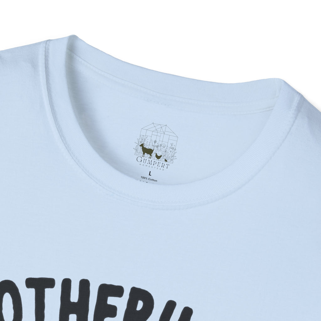 Motherhood Is the Realest Hood Funny Duck Mom Unisex T-Shirt | Farm Mom Graphic Tee