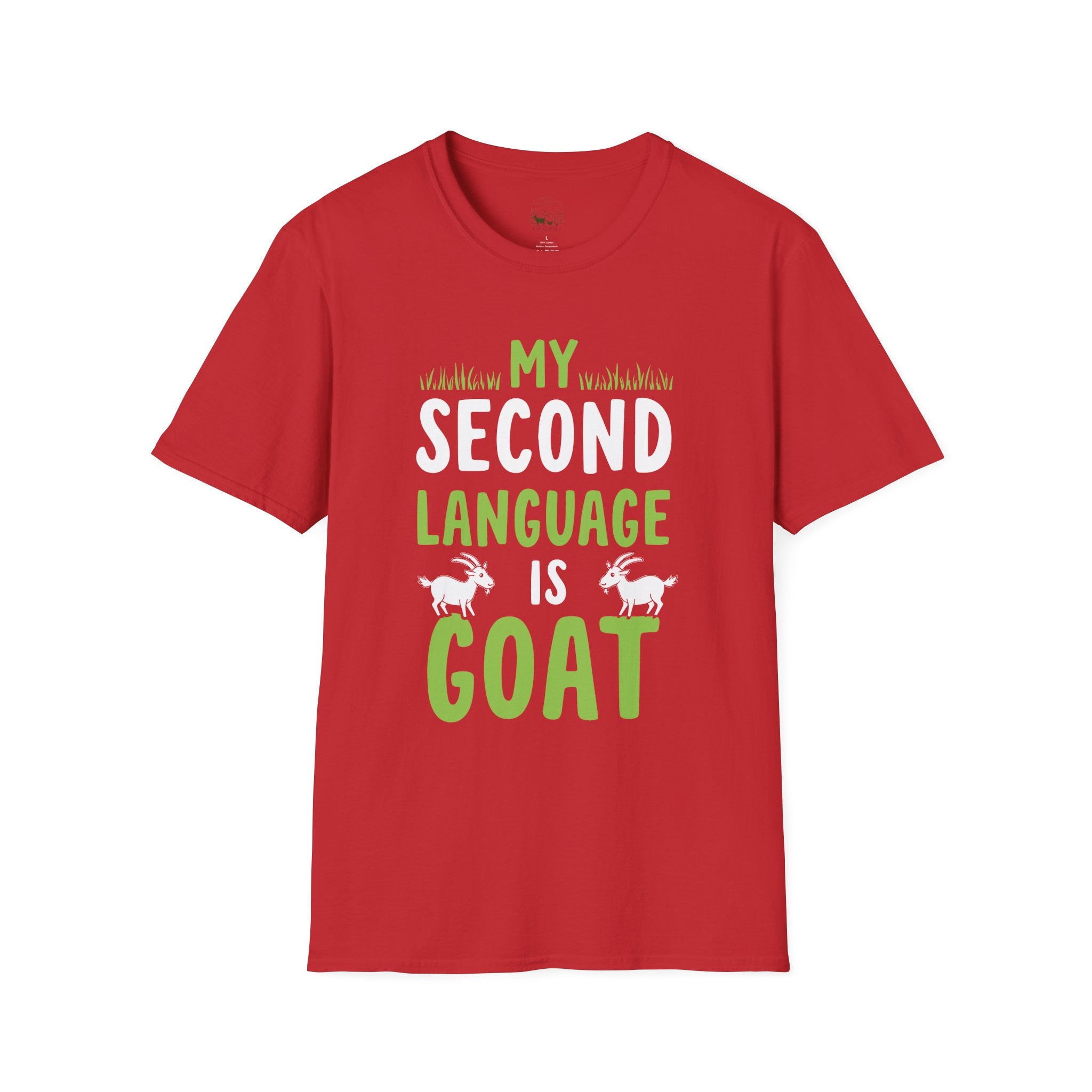 My Second Language Is Goat Funny Unisex T-Shirt | Goat Lover Farm Life Tee