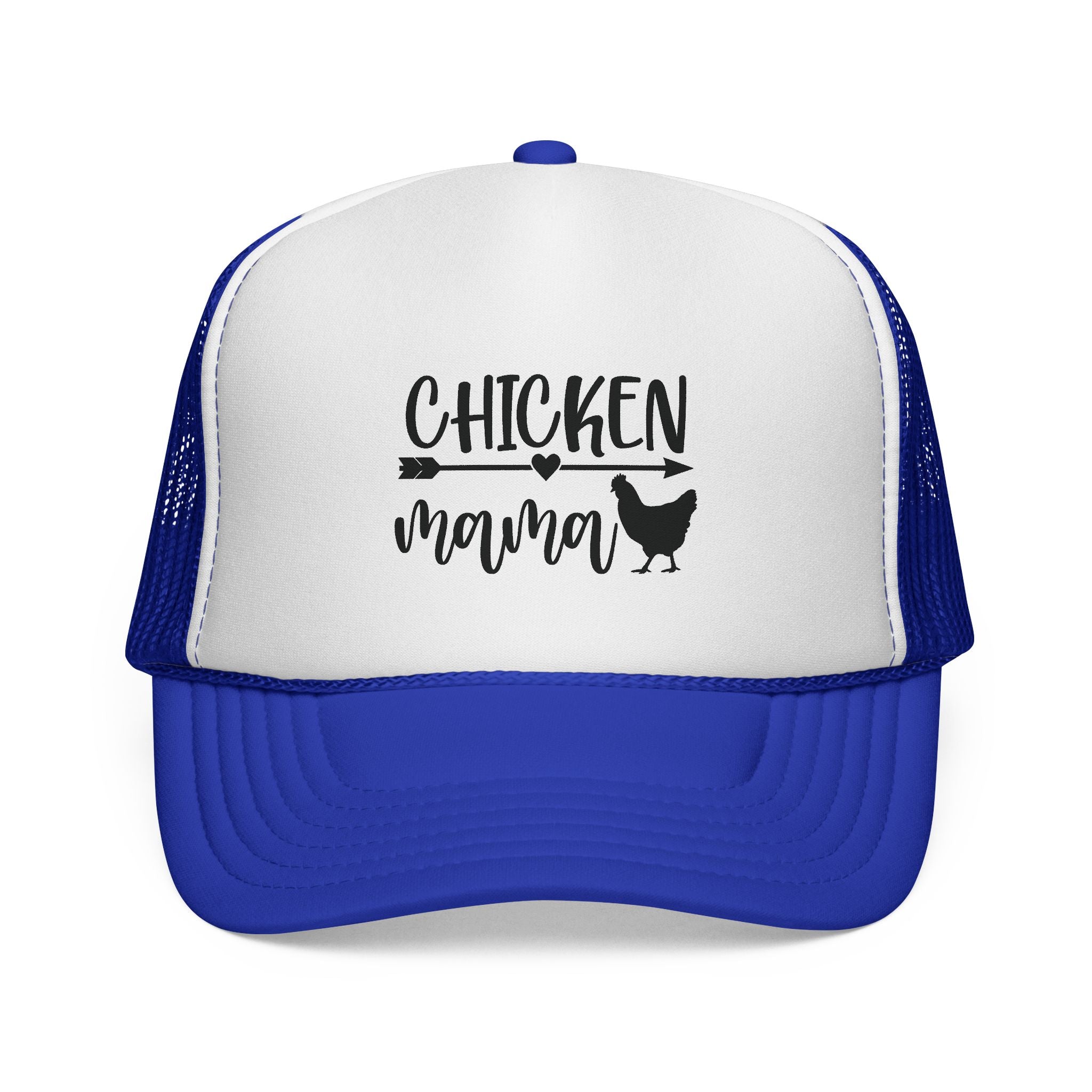 Chicken Mama Trucker Hat – Farm Mom Hat, Backyard Chicken Keeper Cap, Funny Homestead Poultry Hat