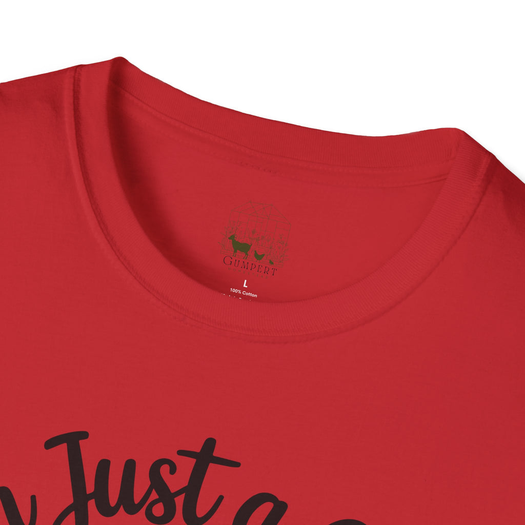 I’m Just a Girl Who Loves Goats Floral Unisex T-Shirt | Cute Goat Lover Farm Life Tee