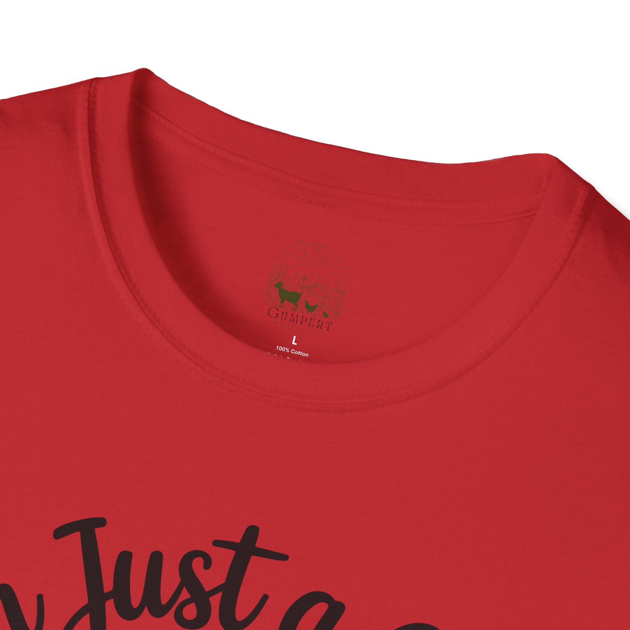 I’m Just a Girl Who Loves Goats Floral Unisex T-Shirt | Cute Goat Lover Farm Life Tee