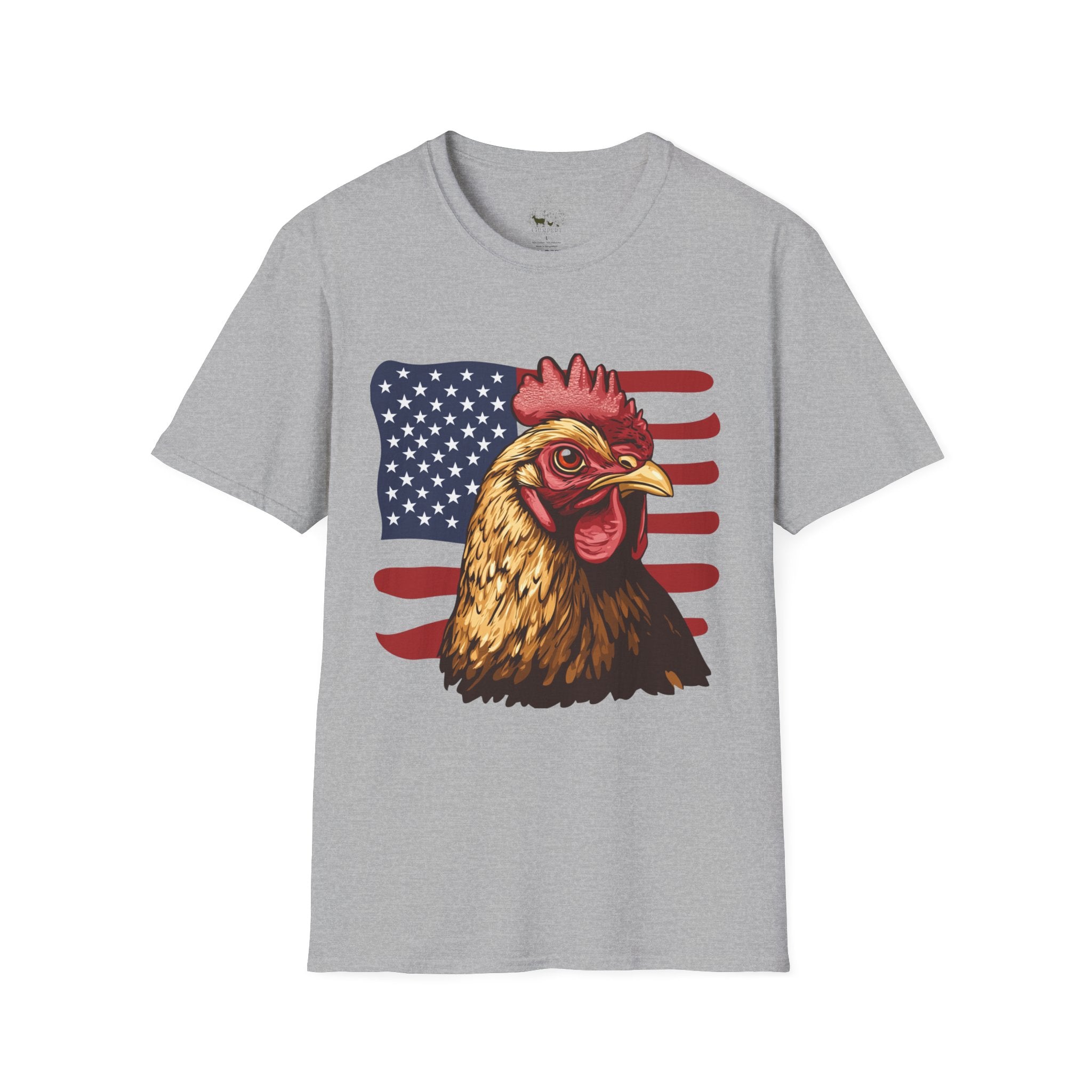 4th Of July Chicken T-Shirt – American Flag Hen Shirt, Farm Life Tee, 4th of July Chicken Shirt, Backyard Chicken Keeper Gift, Homestead Farm Apparel