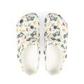 Chicken Flock Family Print EVA Clogs – Farm Life Chicken Shoes, Backyard Chicken Slip-On, Homestead Comfort Clogs