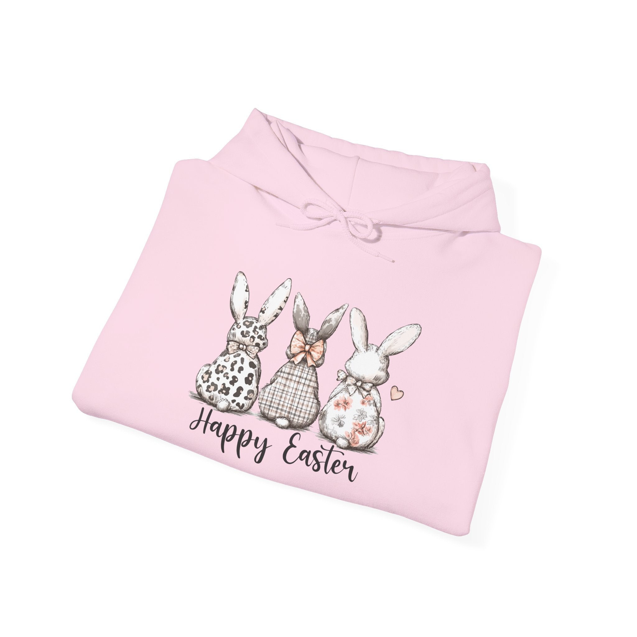 Happy Easter Bunny Hoodie | Farmhouse Easter Rabbit Sweatshirt | Cottagecore Spring Bunny Pullover | Country Easter Apparel | Homestead Holiday Hoodie