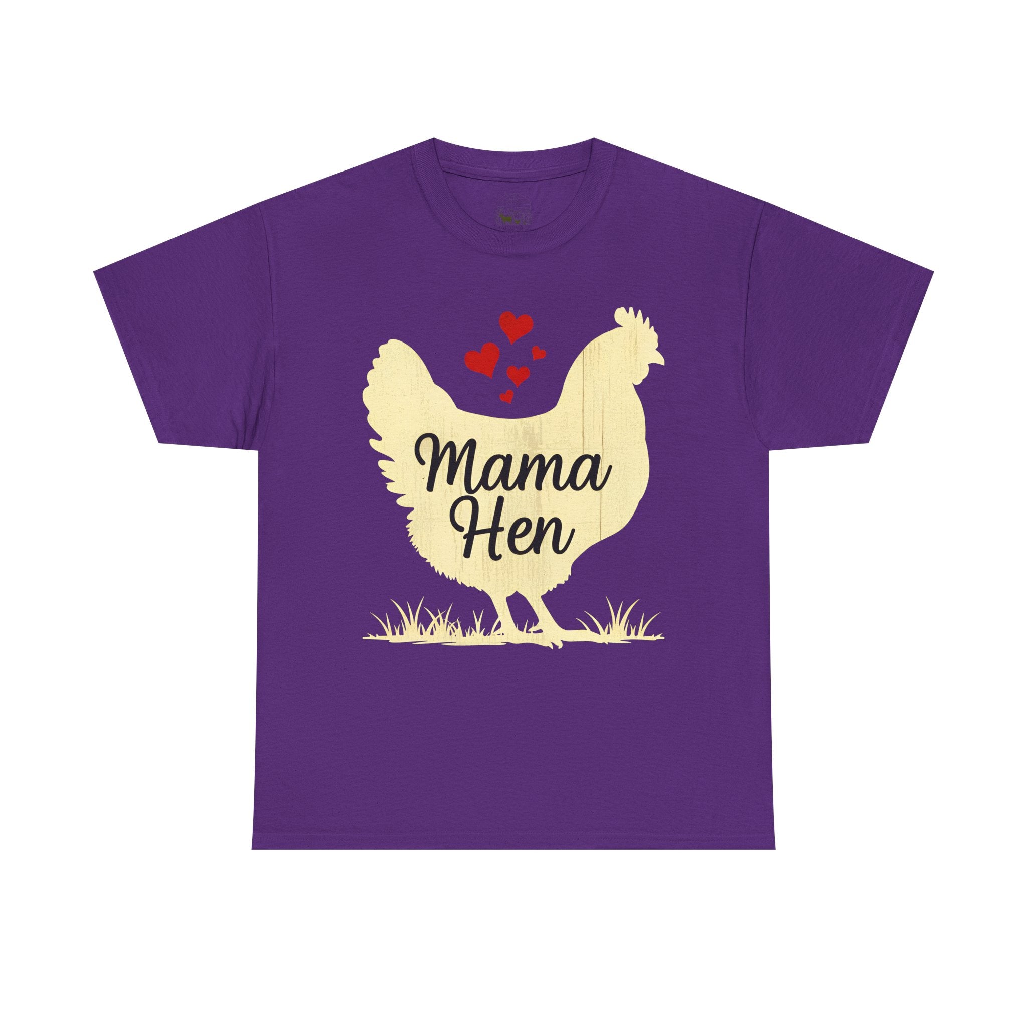 Mama Hen T-Shirt – Chicken Mom Tee, Minimalist Farmhouse Chicken Shirt, Unisex Gildan 5000