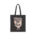 Mama Hen Canvas Tote Bag – Chicken Mom Market Bag, Farmhouse Chicken Lover Tote, Reusable Homestead Shopping Bag