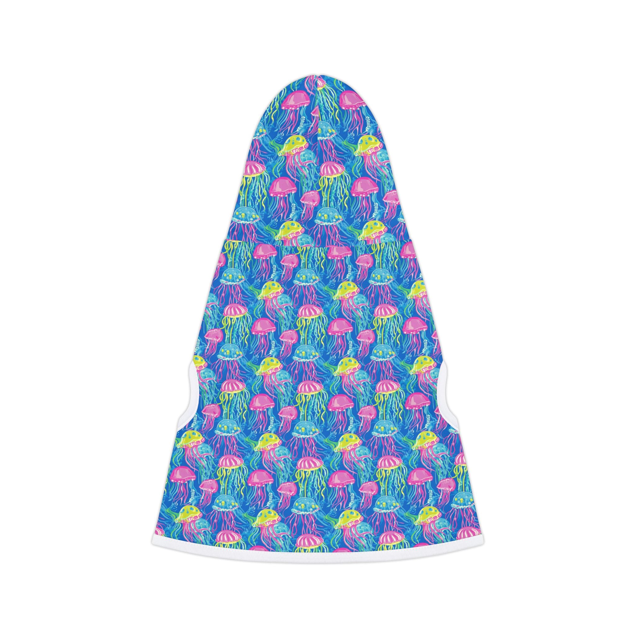 Neon Jellyfish Pet Hoodie, Cute Animal Lover Gift, Dog Sweater, Cat Jumper, Pet Clothing