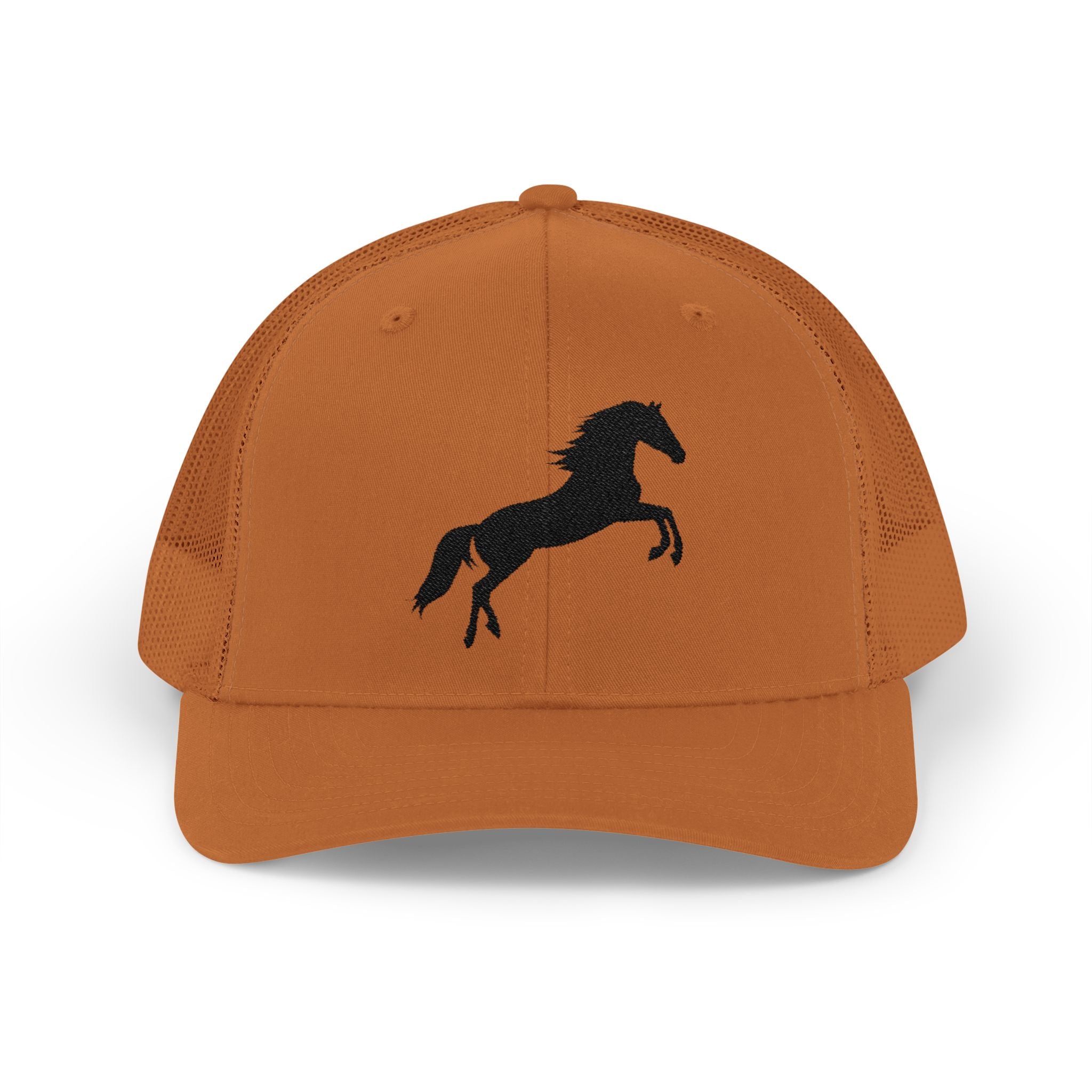 Rearing Horse Trucker Hat | Western Equestrian Mesh Snapback Cap | Rustic Ranch Horse Lover Hat | Farm Life Country Cowboy Cap